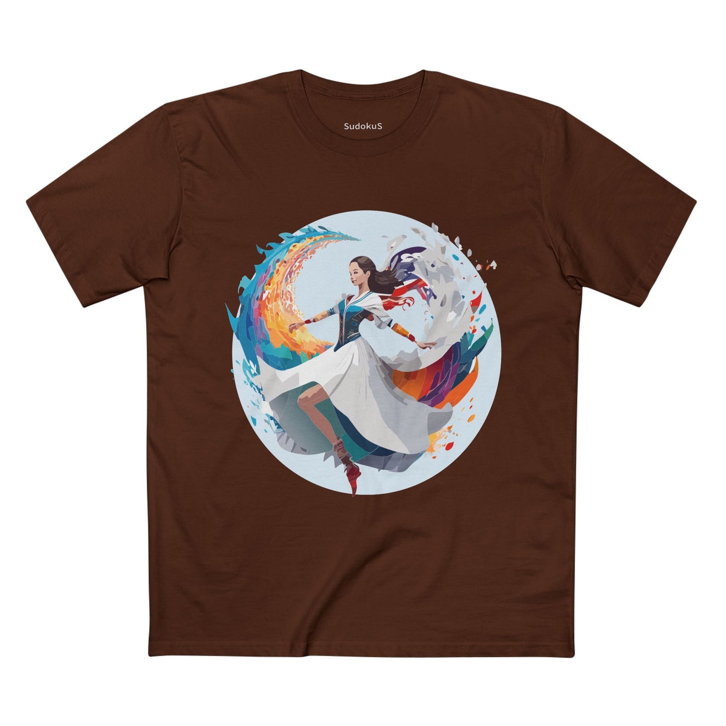 Dancer Graphic Unisex 100 Cotton Staple Tee 18