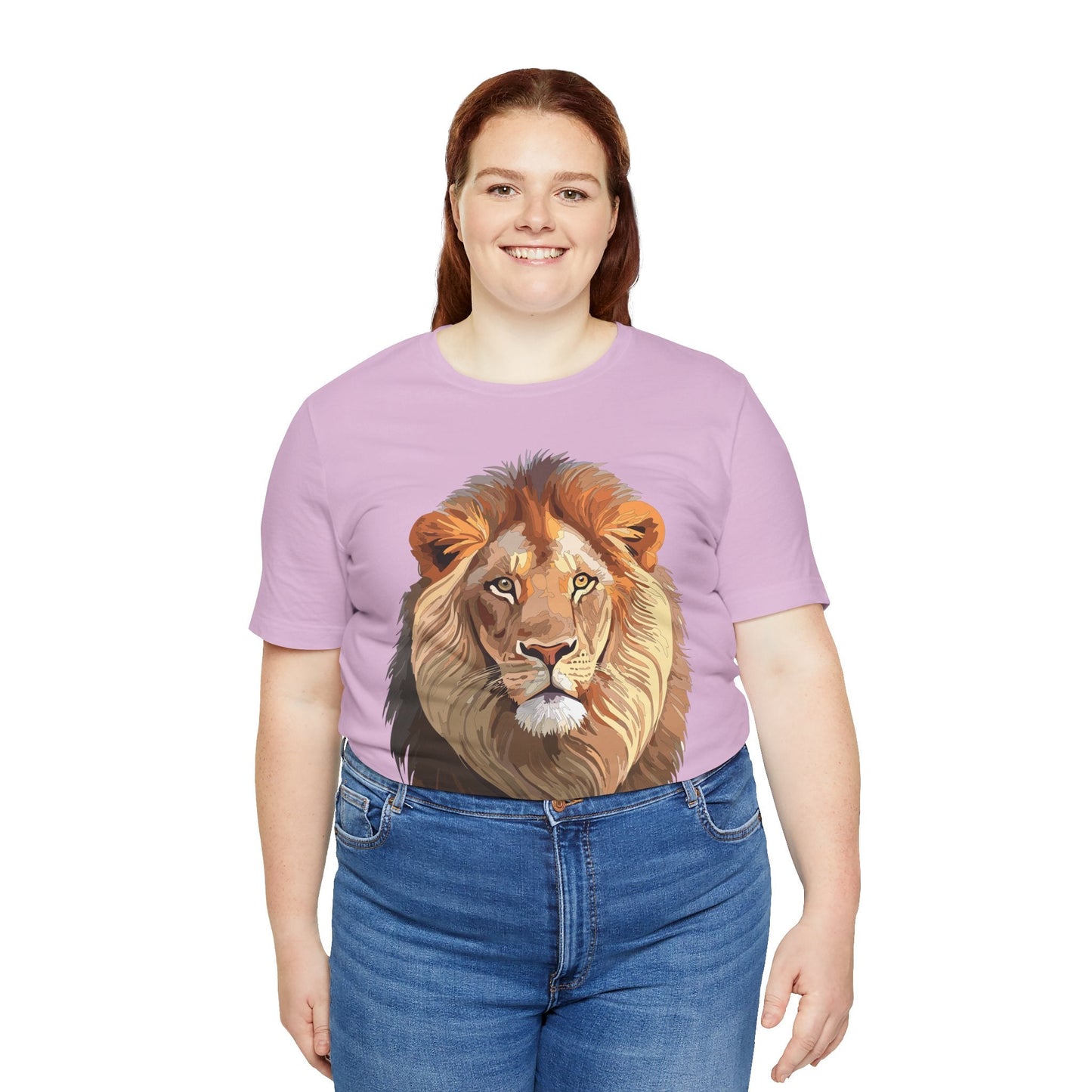 Unisex Animal Graphic Tee Shirt With Wild Animals Art Design For Everyday Wear Casual