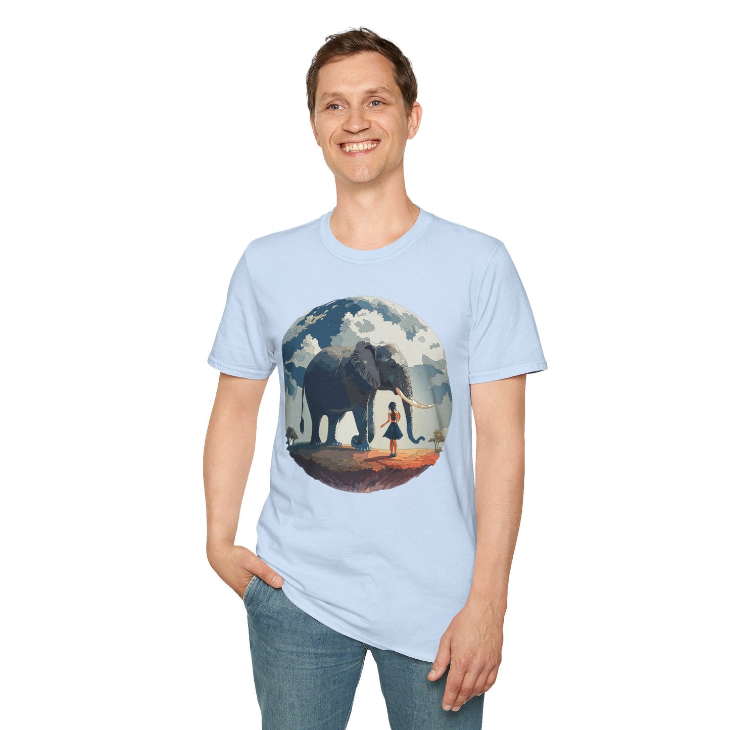 Womens Graphic T Shirt Art Design Tee Softstyle Gildan 64000 100 Percent Ring Spun Cotton