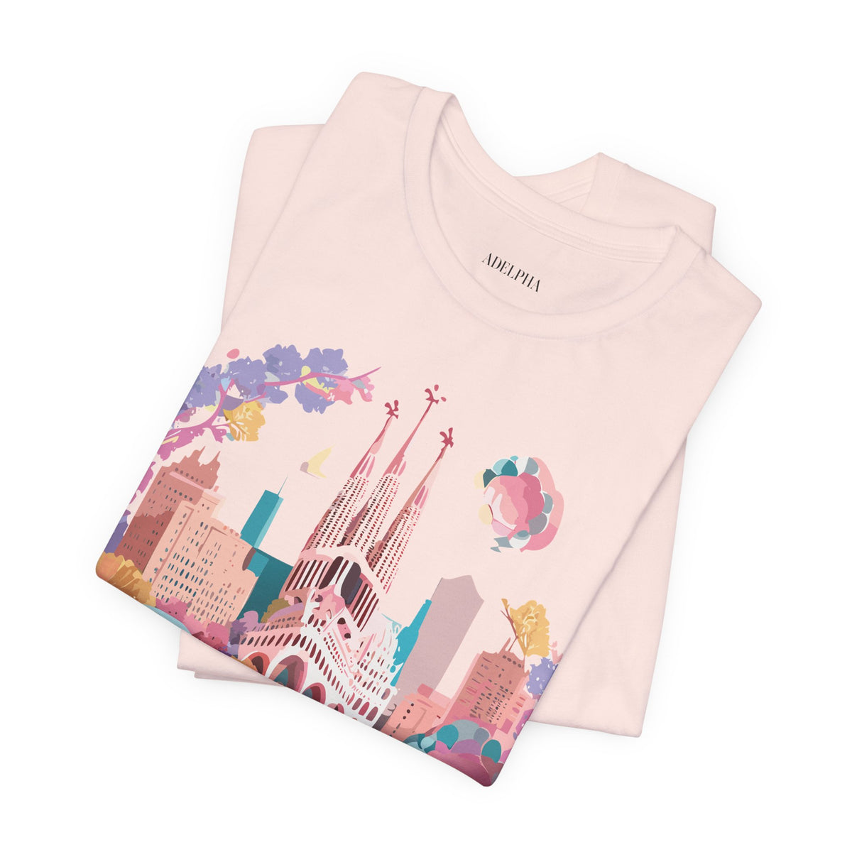 Unisex Cotton Bella+Canvas Tee with Barcelona