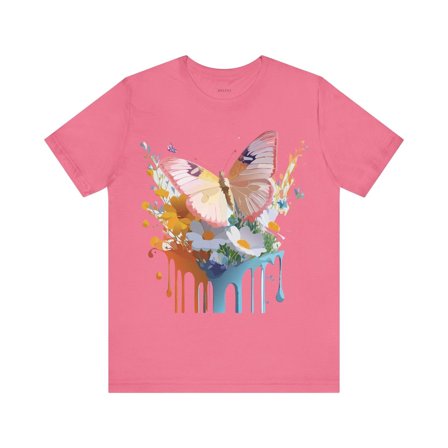Butterfly Graphic Tee Unisex Short Sleeve Art Design By Adelpha