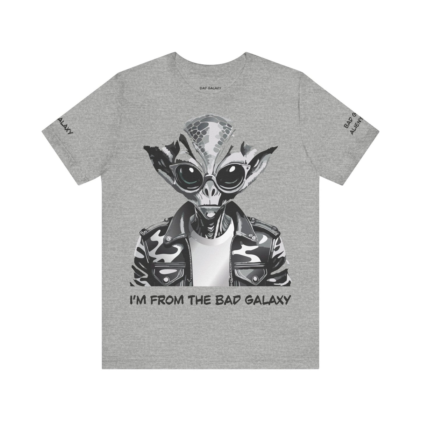 Alien Tee Shirt From Bad Galaxy Made To Order 100 Percent Cotton Eco Friendly Inks