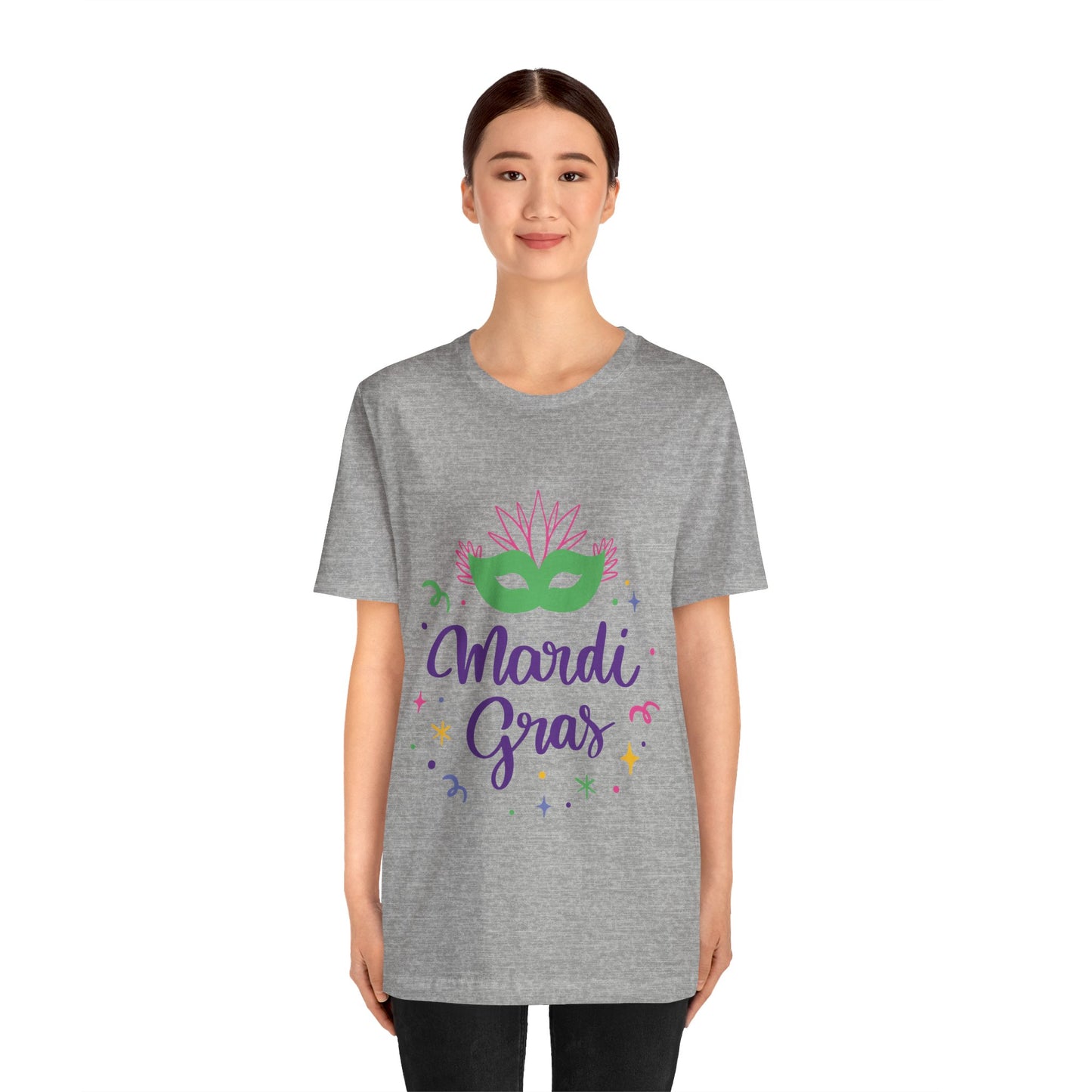 Unisex Cotton Tee Shirt for Mardi Gras