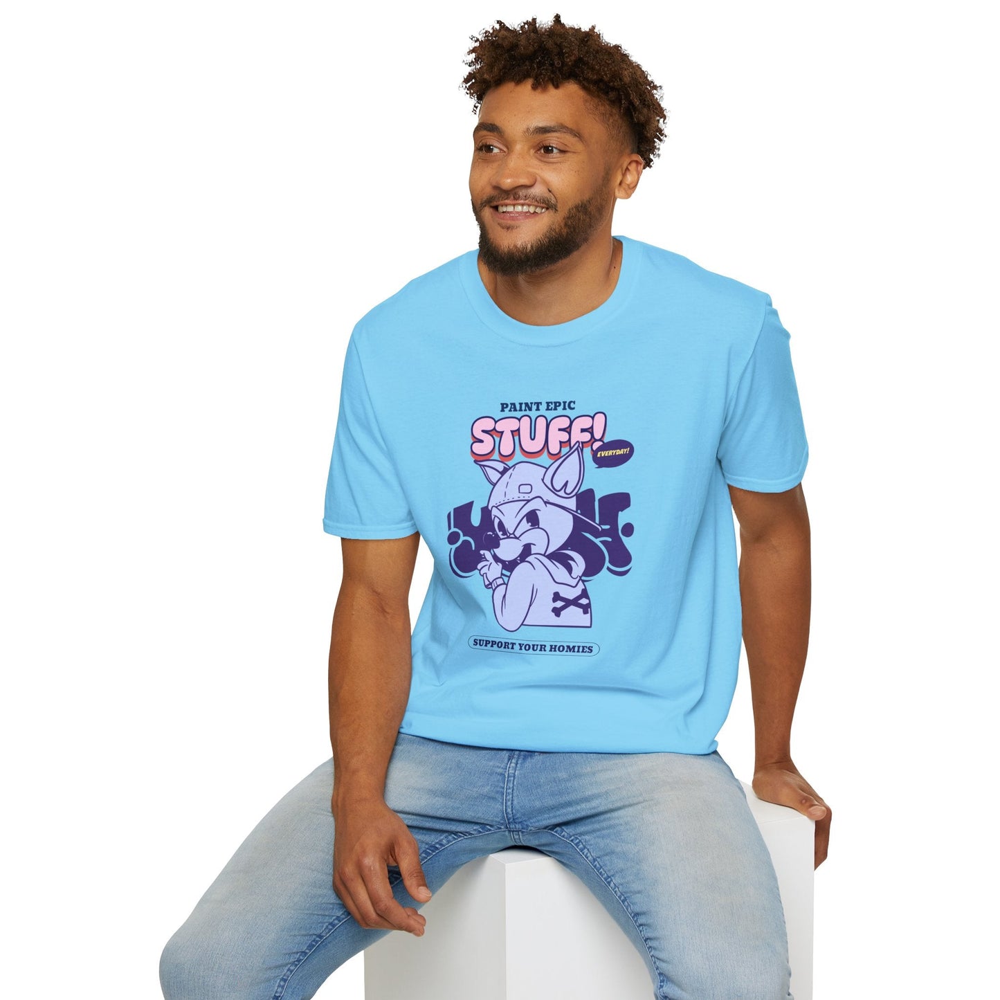 Funny Animals Shirts Unisex Graphic Tee Soft Cotton Gildan Softstyle 64000 Comfortable Everyday Wear