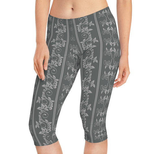 Leggings capri con estampado tradicional