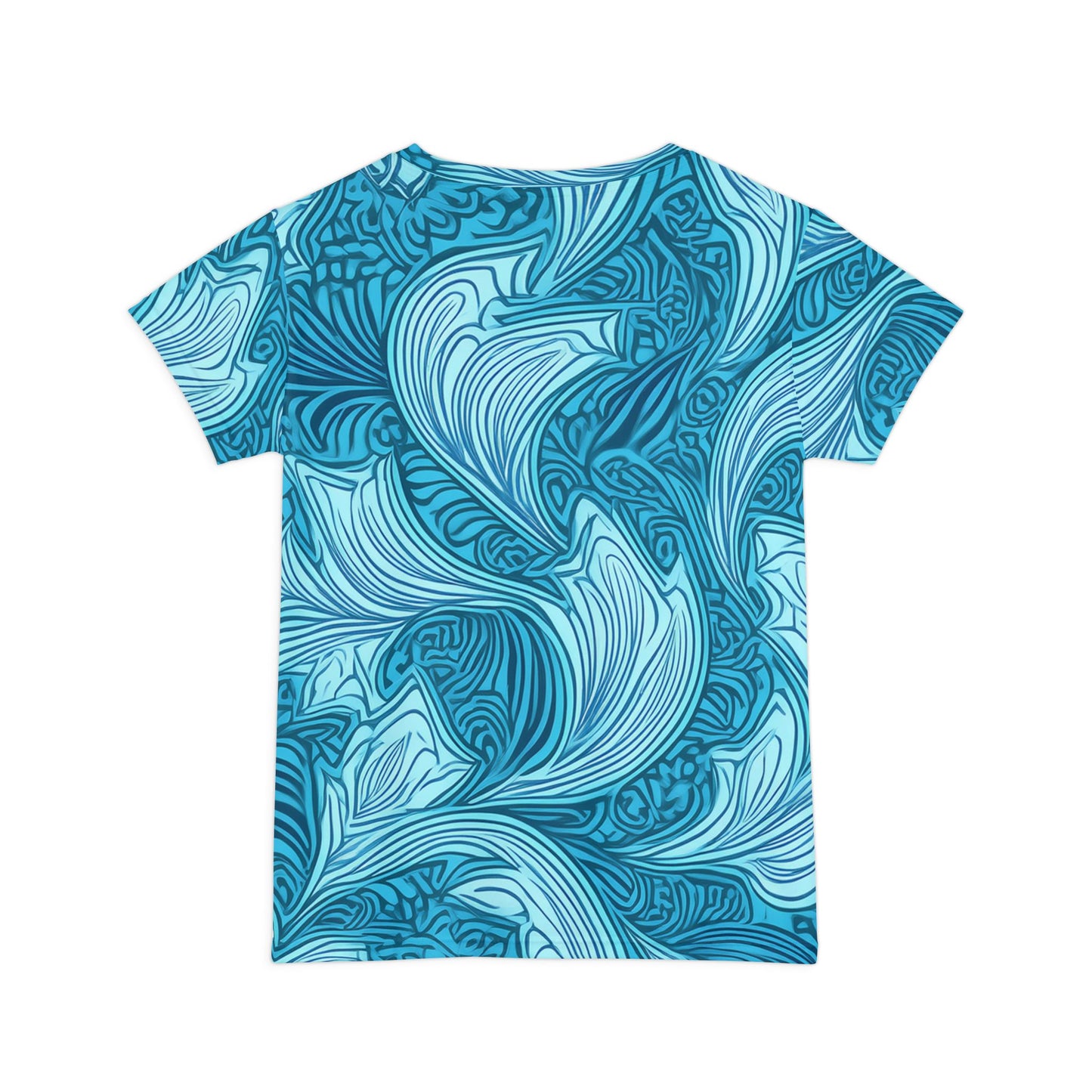 抽像印花襯衫，帶有抽象圖案的襯衫