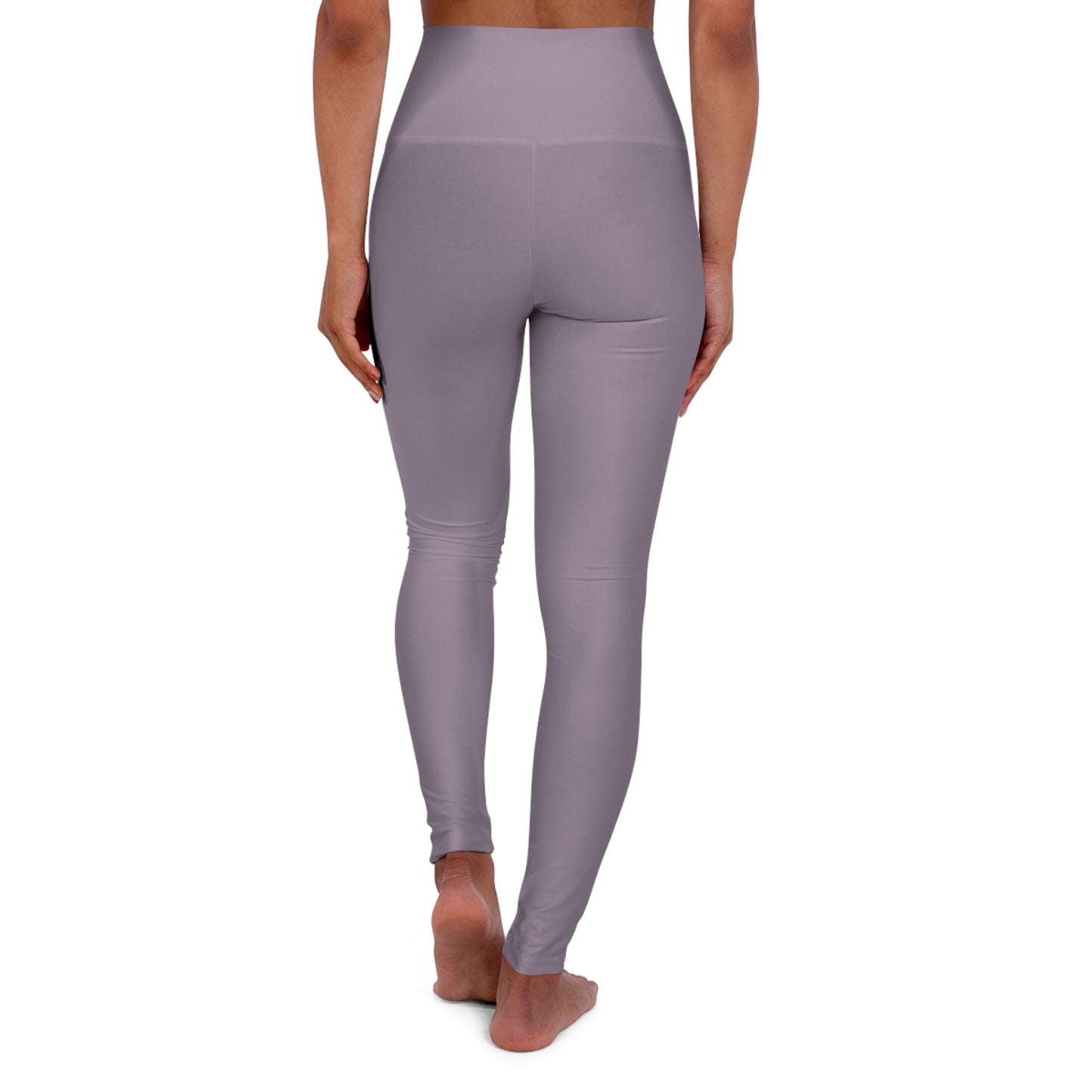 Dusty Purple Color High-Waist Yoga Leggings Women's Seamless Poly-Span Stretchy Pants XS-2XL