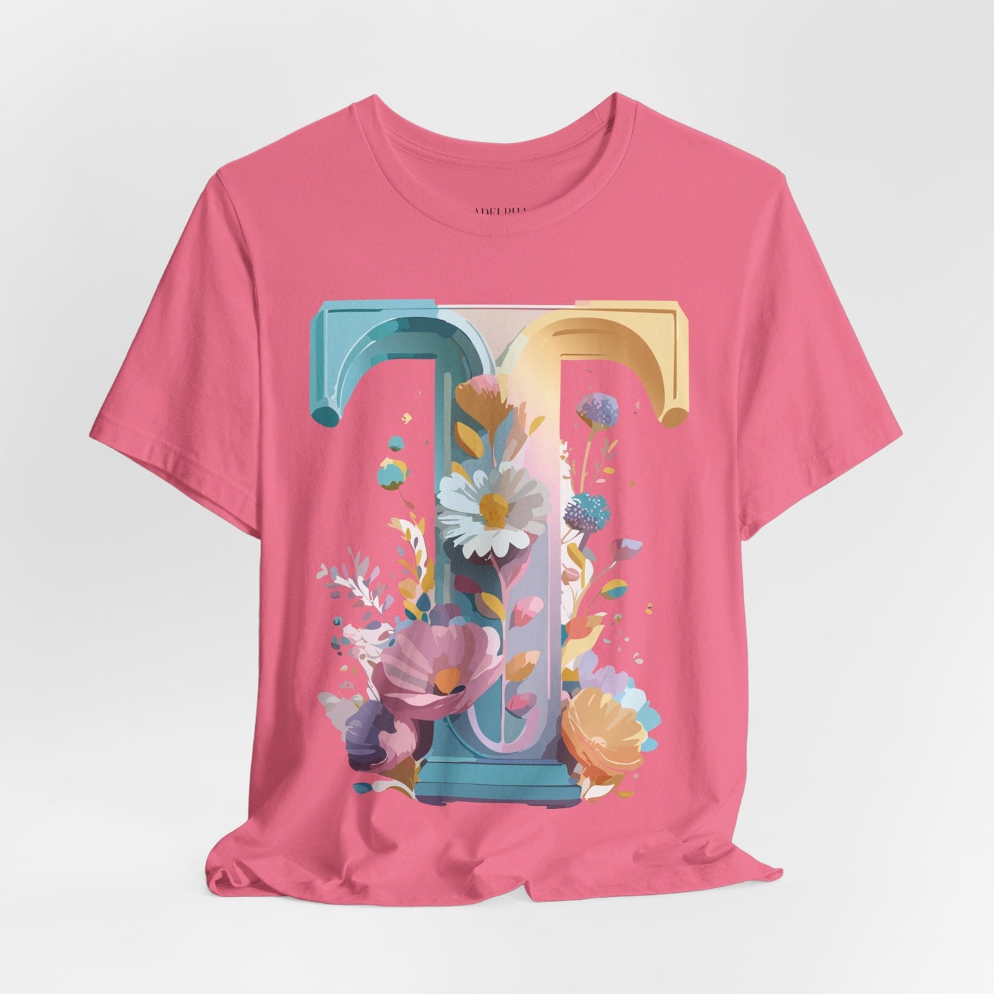 Unisex Letter T Shirt Graphic Tee With Vintage Adelpha Artwork Premium Comfort And Everyday Style