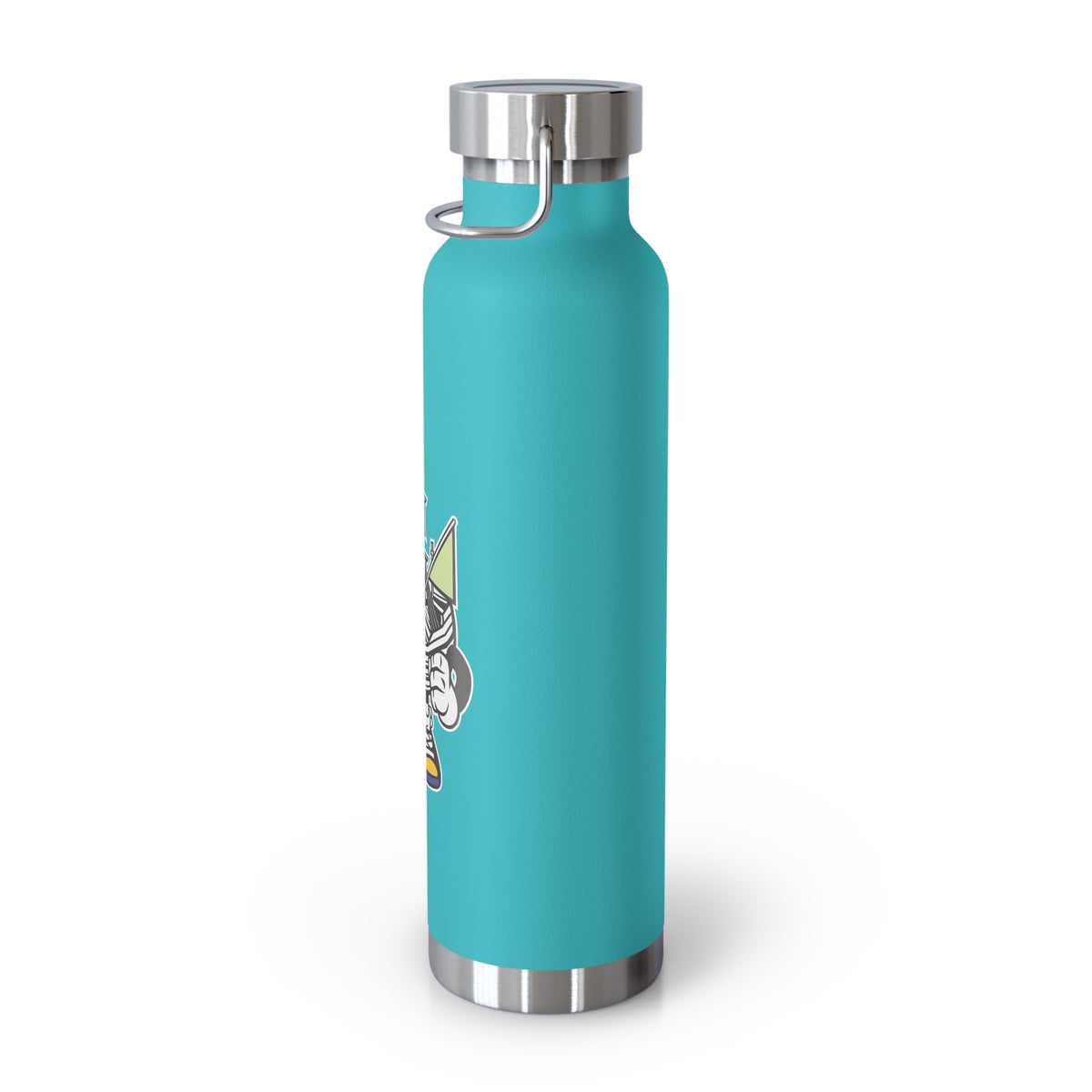 22oz Copper Insulated Water Bottle with Cartoon Design - CV47