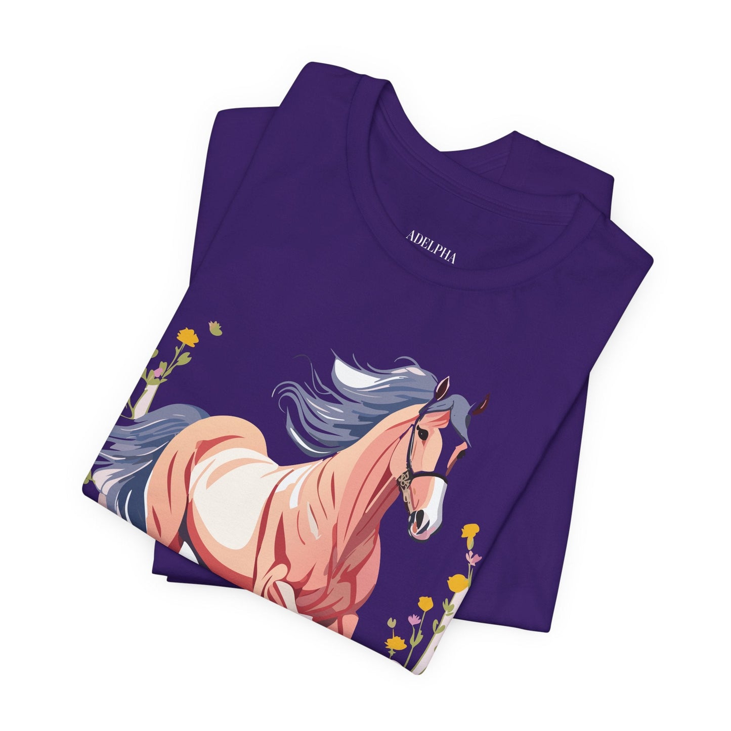 Horse Graphic Unisex 100 Cotton Vintage Animal Art T-Shirt 8