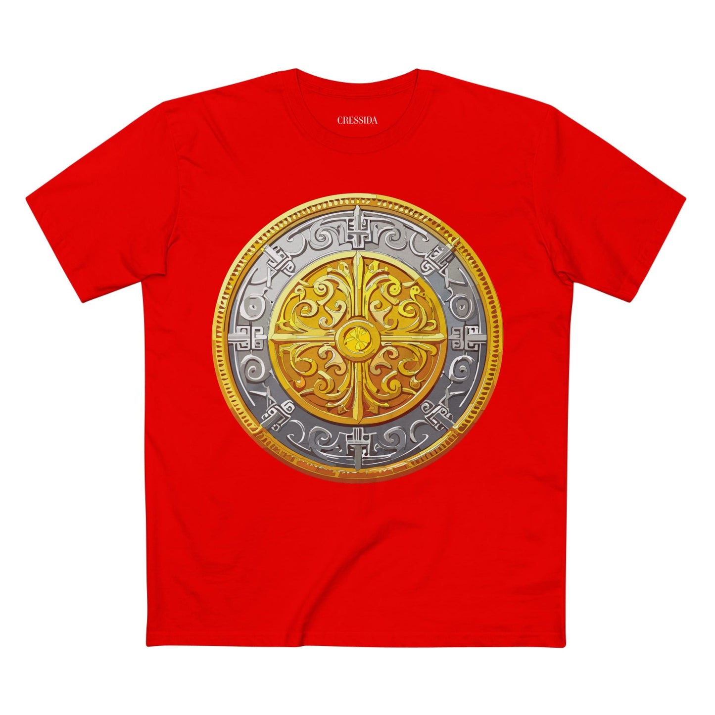 Antique Gold Coin Graphic Design T-Shirt Unisex 100 Cotton With Golden Print Artwork Tee 18