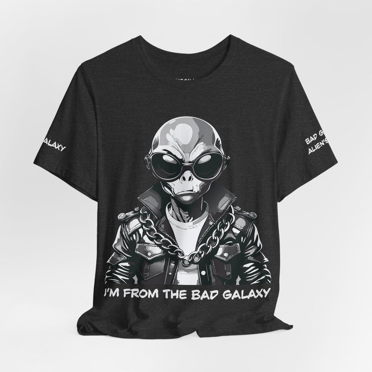 Alien Graphic Unisex Cotton Bella+Canvas Tee with Art Design b71