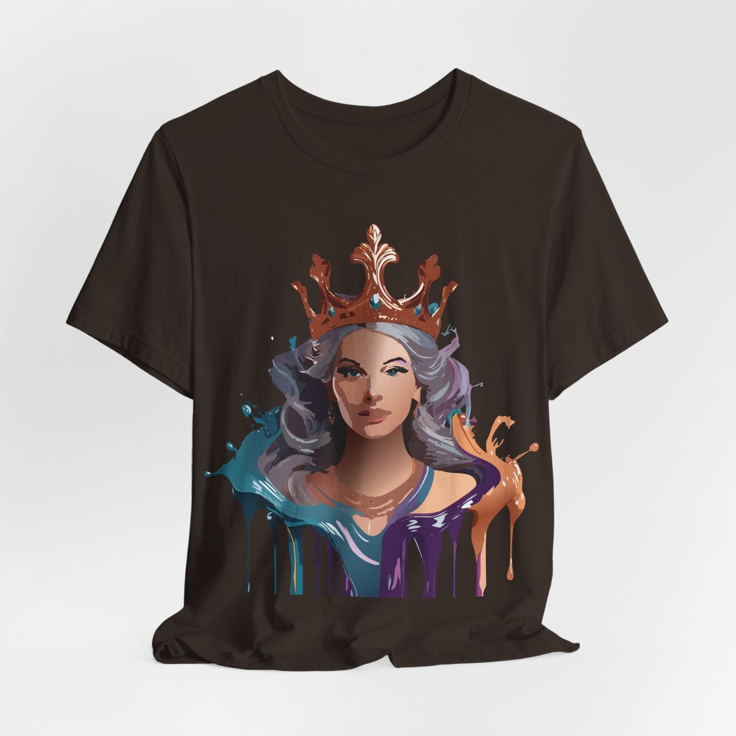 Queen Graphic Tee By Adelpha Art Design Unisex Short Sleeve Vintage Inspired Shirt