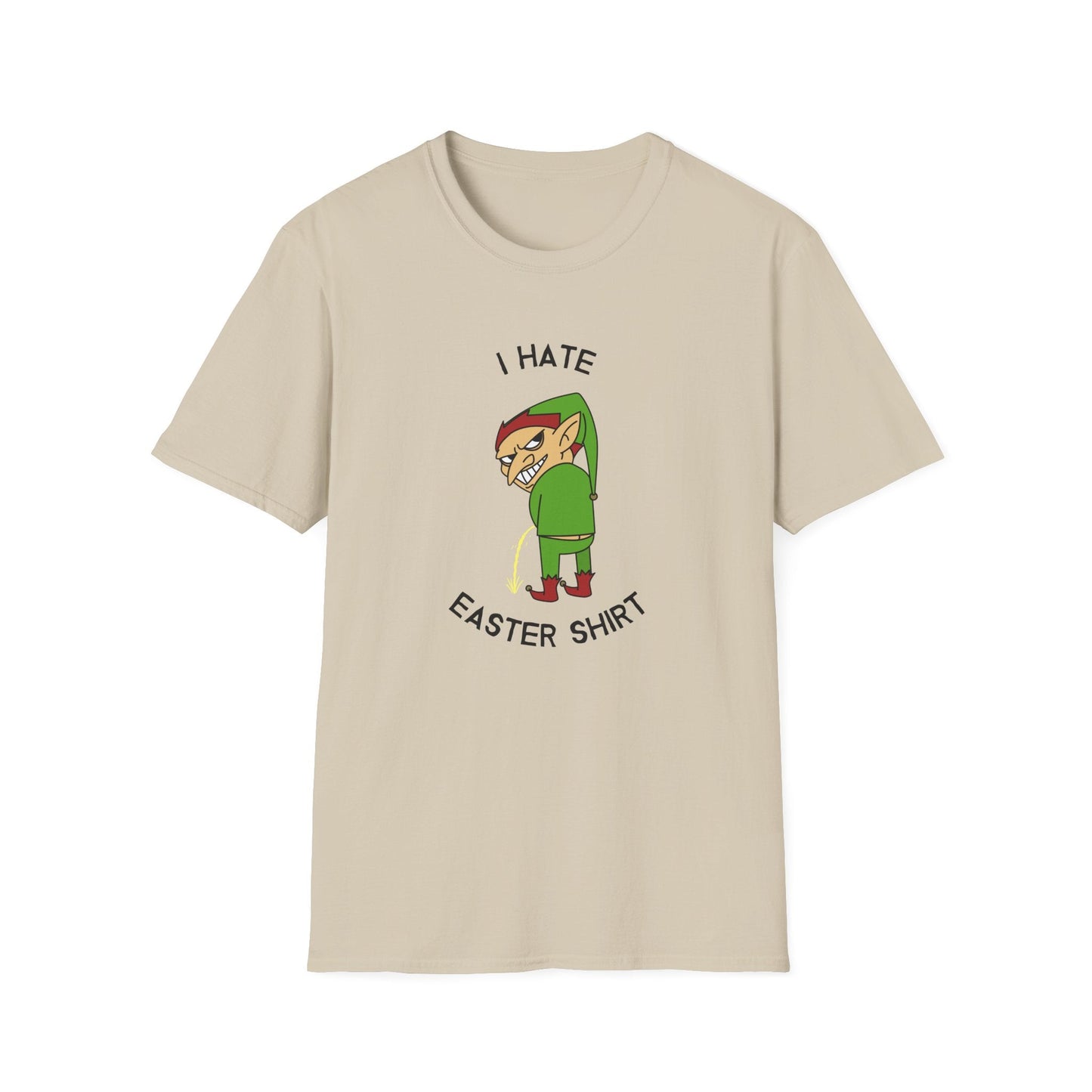 Unisex Easter T Shirt With Art Design Softstyle 100 Percent Ring Spun Cotton Lightweight Tee