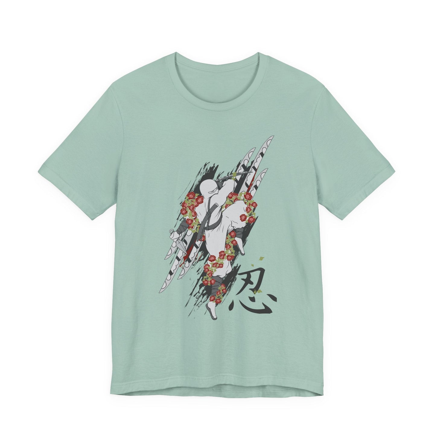 Ninja Samurai Artwork Graphic Unisex Cotton T-Shirt r5