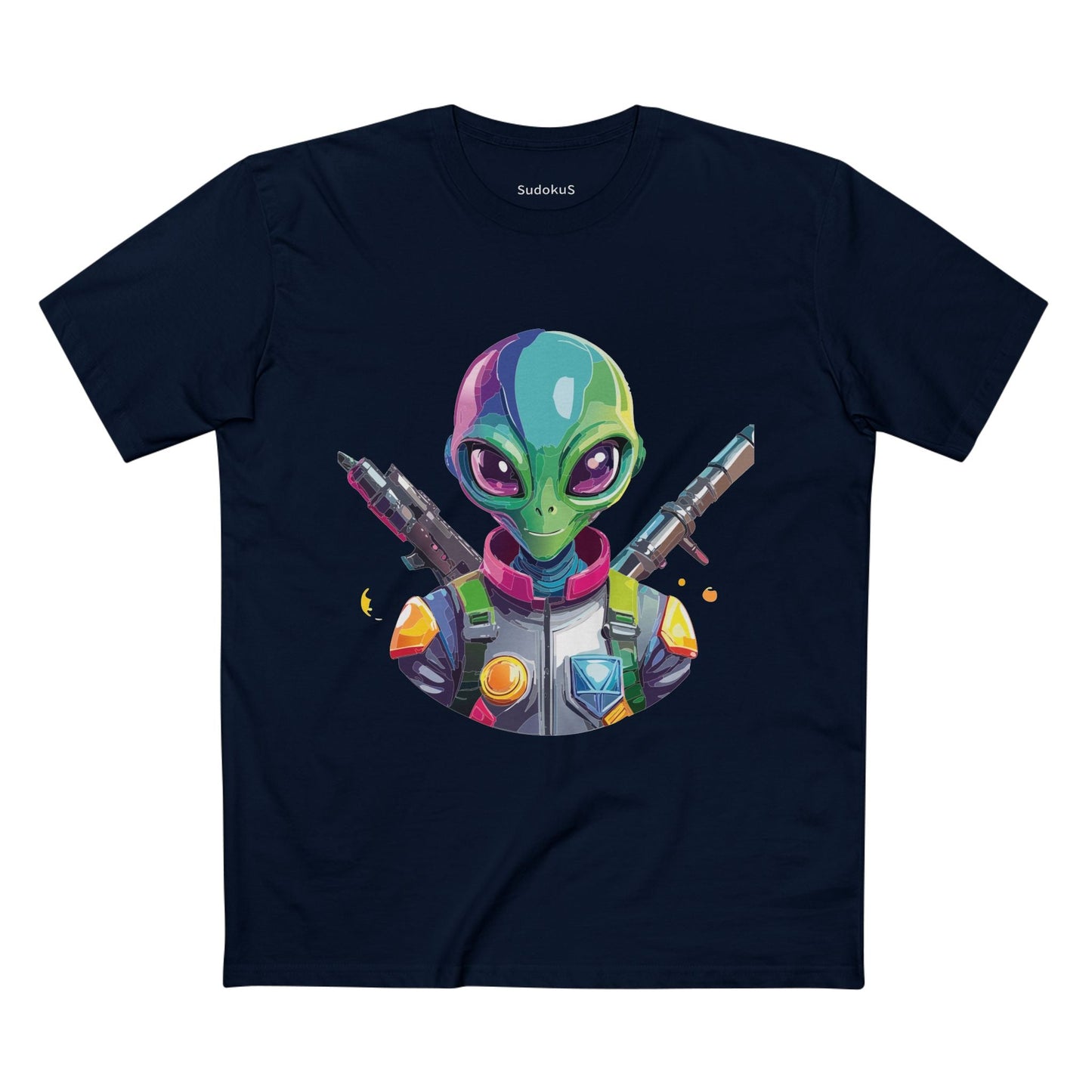 Aliens Graphic Unisex 100 Cotton Staple Tee 57