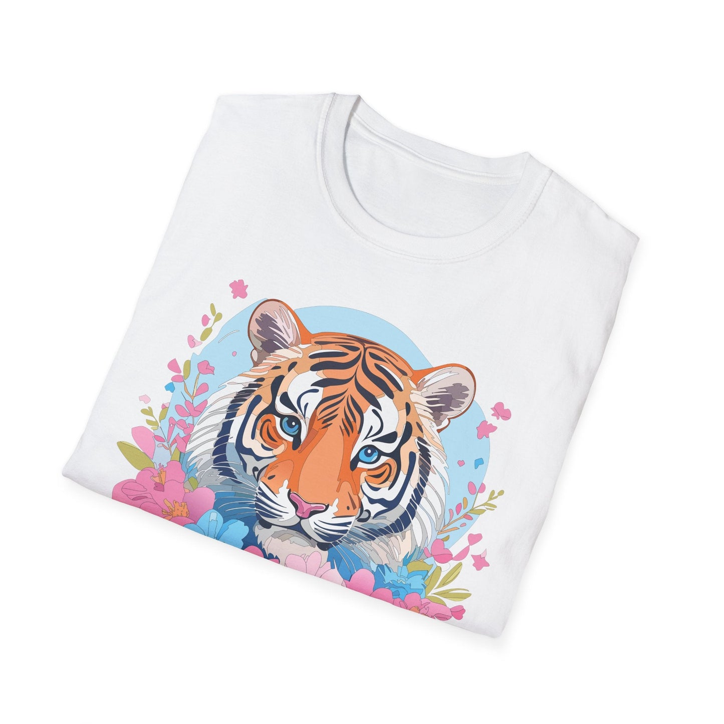 Tiger Shirt Unisex Softstyle T Shirt Gildan 64000 Animal Tee