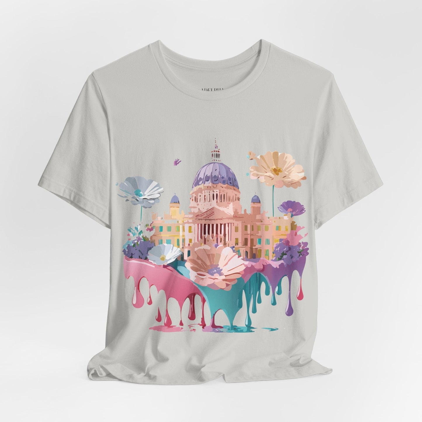 Madrid Tourist Shirt Unisex Graphic Tee With Vintage Adelpha Art Design Short Sleeve