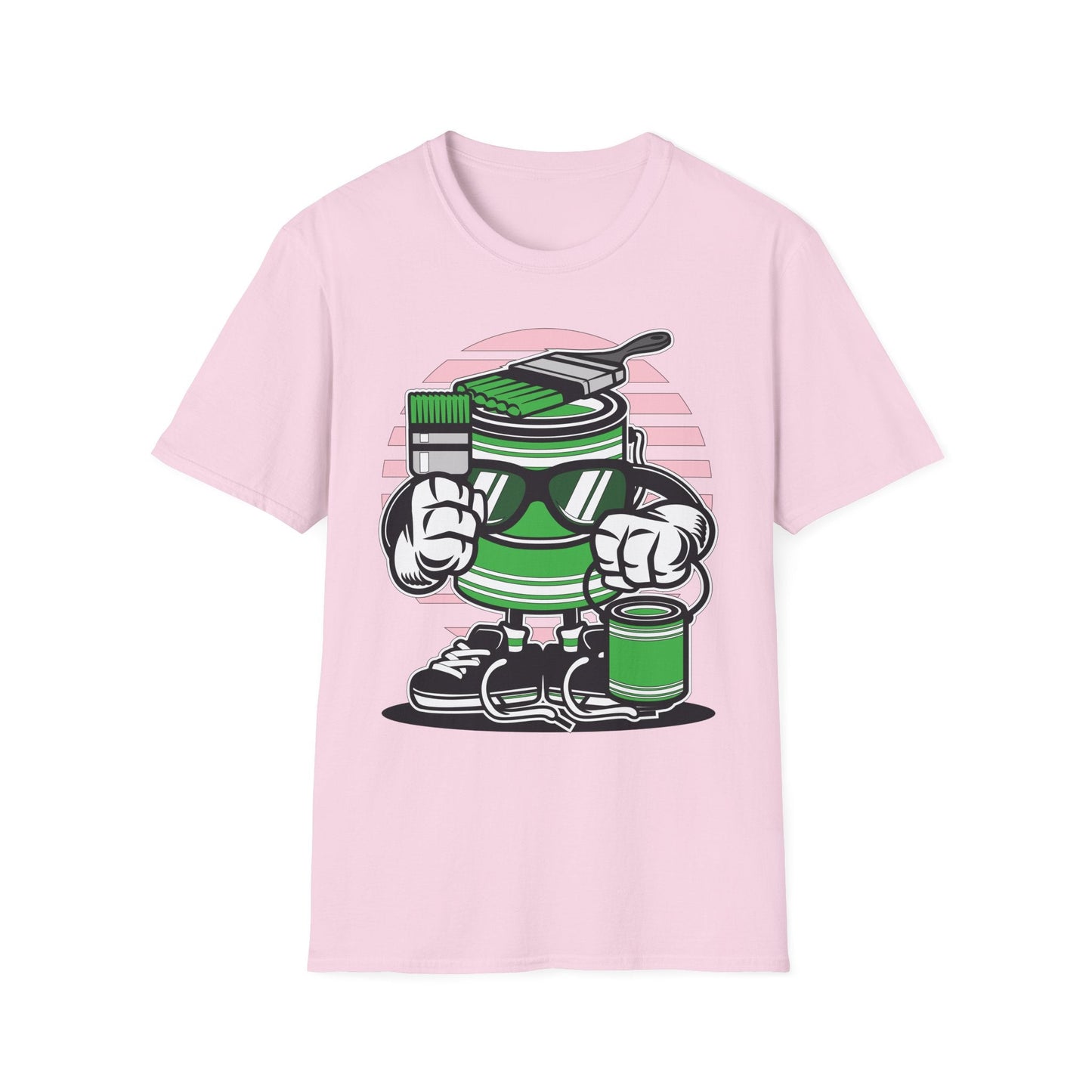 Cartoon T Shirt Animation Tee Funny Graphic Shirt For Unisex Gildan Softstyle 64000 Art Design