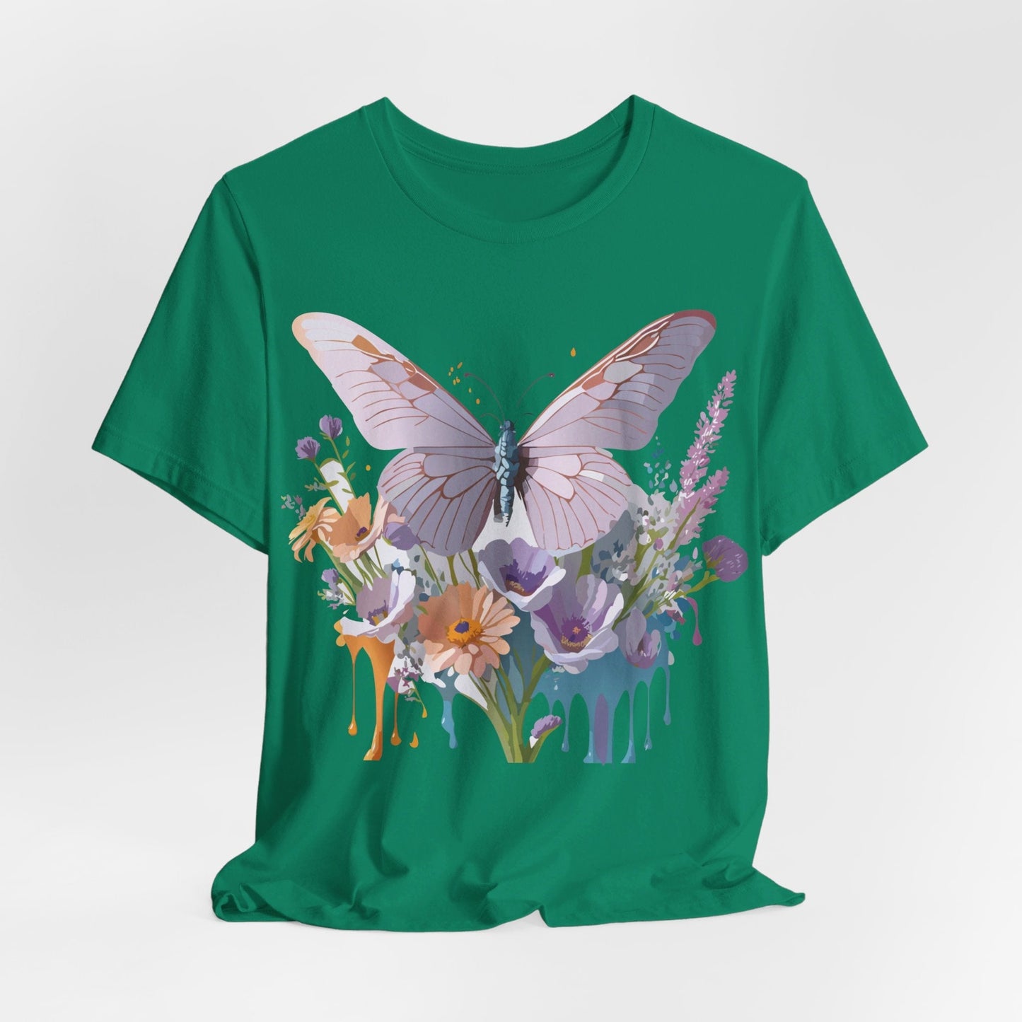 Butterfly Graphic Tee Unisex Short Sleeve Vintage Artwork By Adelpha