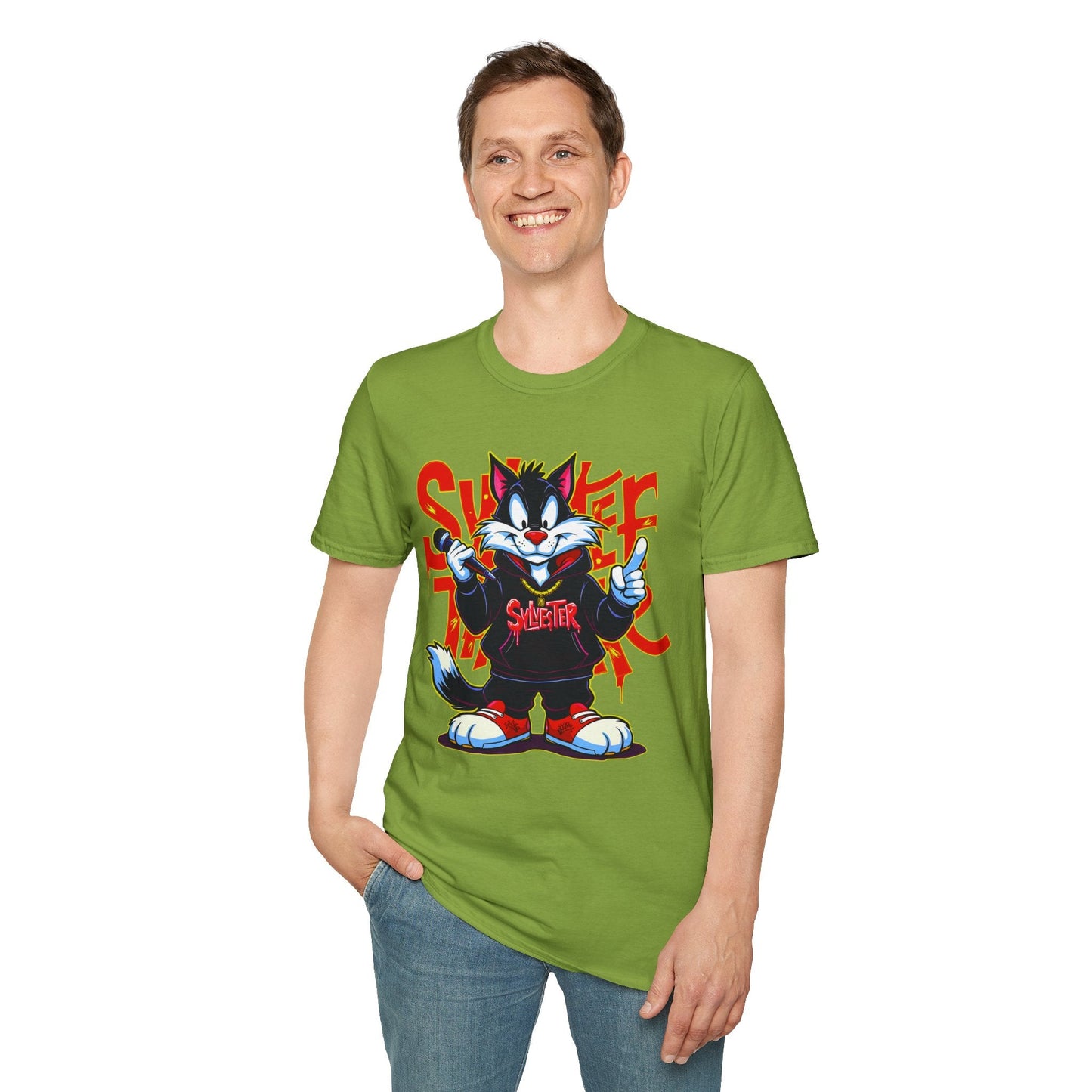 Gildan Softstyle Unisex T Shirt 100 Percent Ring Spun Cotton Cartoon Animation And Funny Animals Tee