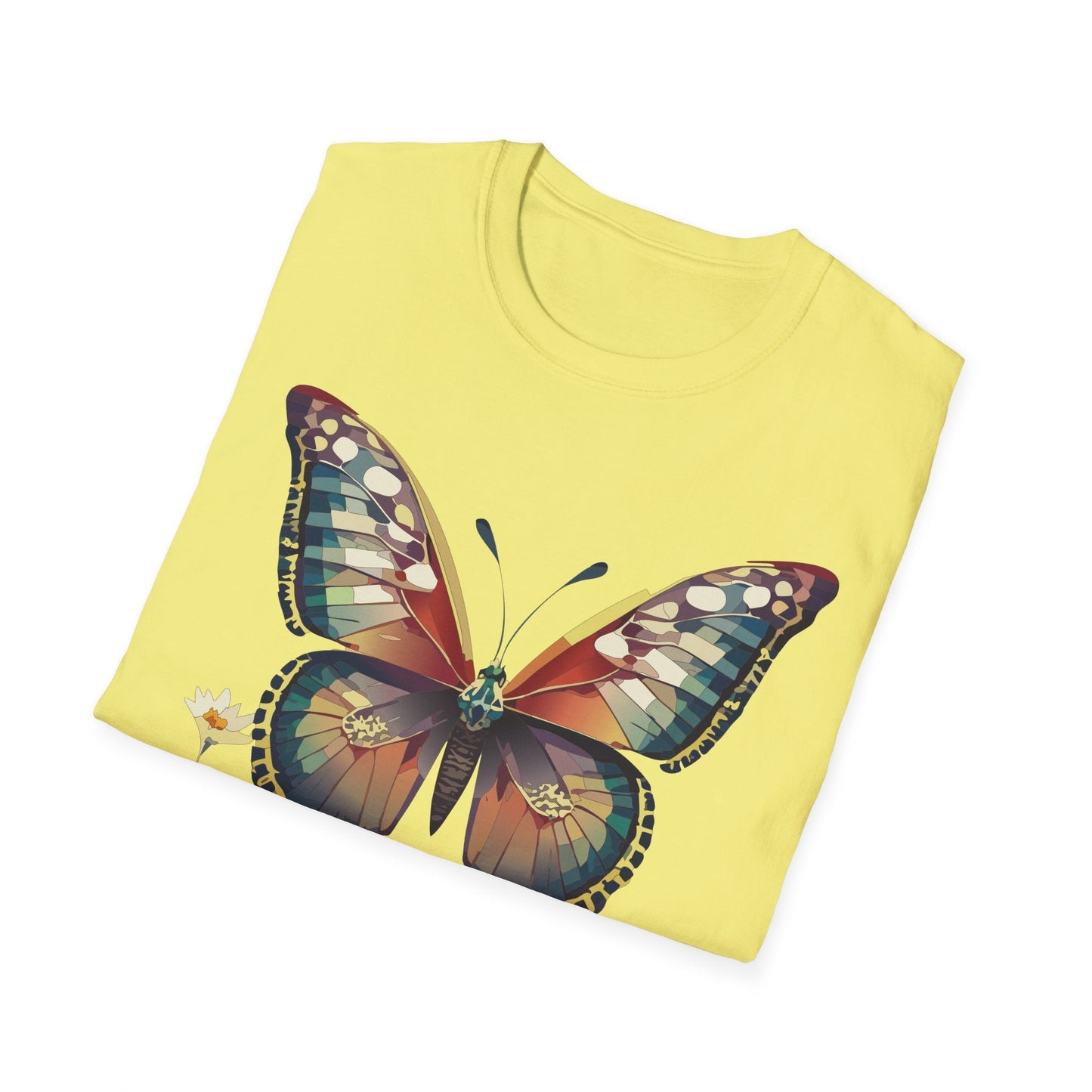 Unisex Butterfly Monarch Shirt Softstyle Tee Gildan 64000 Short Sleeve For Everyday Comfort