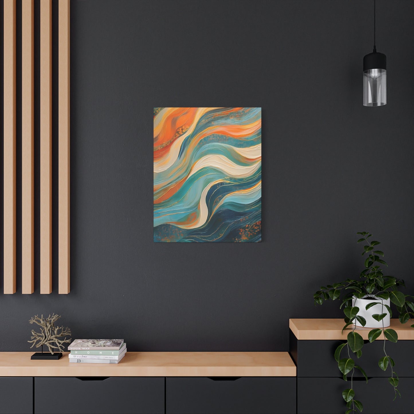 Abstract Oil Painting Print Canvas 20x24,20x30,24x30 24x32,24x36,30x40 32x48,36x48,40x60 Pine-Wood Inner Frame ABS-98