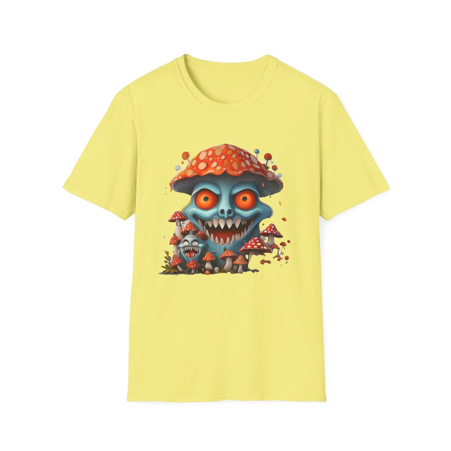 Mashroom Tee Shirt Unisex Softstyle Gildan 64000 Short Sleeve Tee With Funny Mashroom Fungus