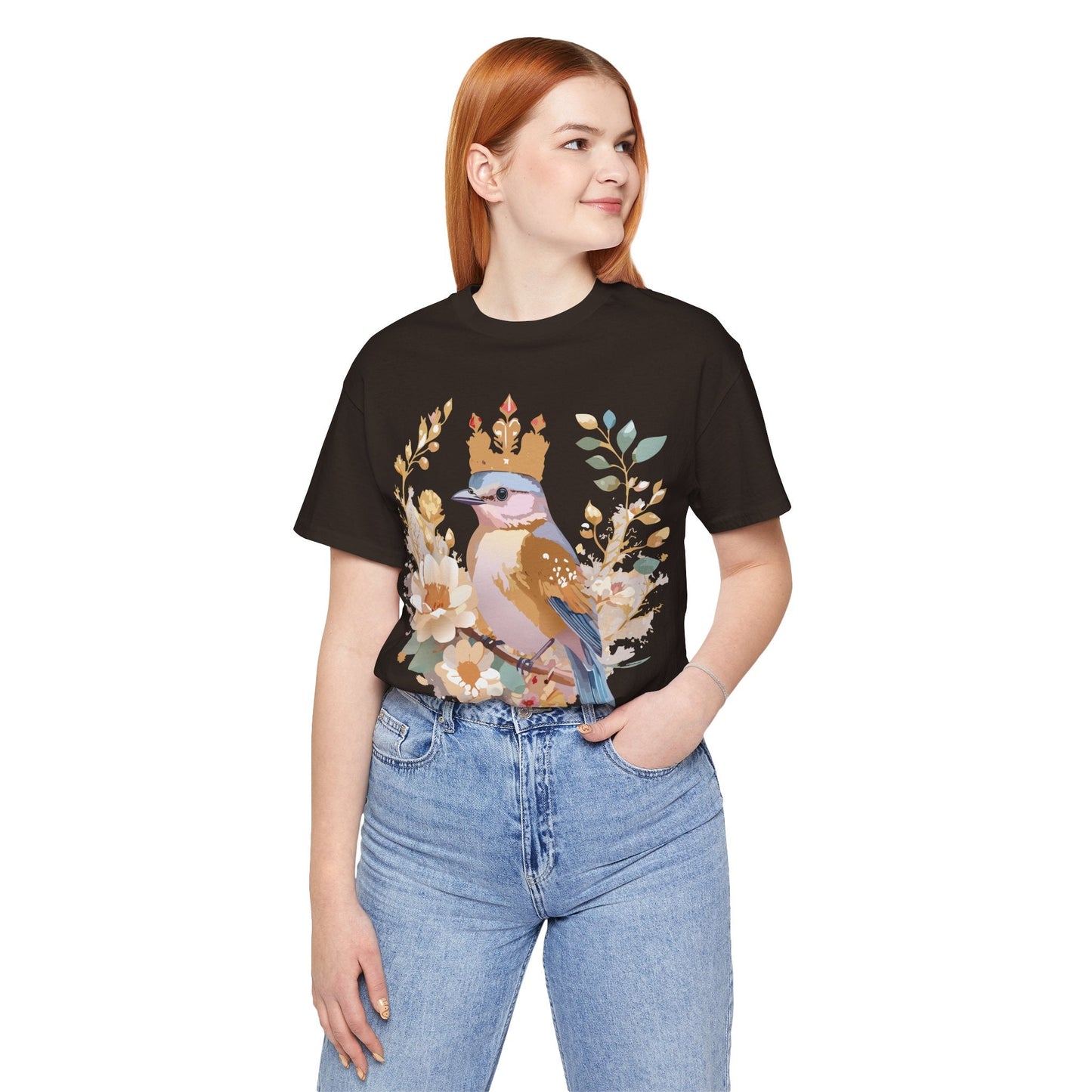 Medallion Graphic Tee Unisex Art Design Adelpha Vintage Inspired Short Sleeve Tee