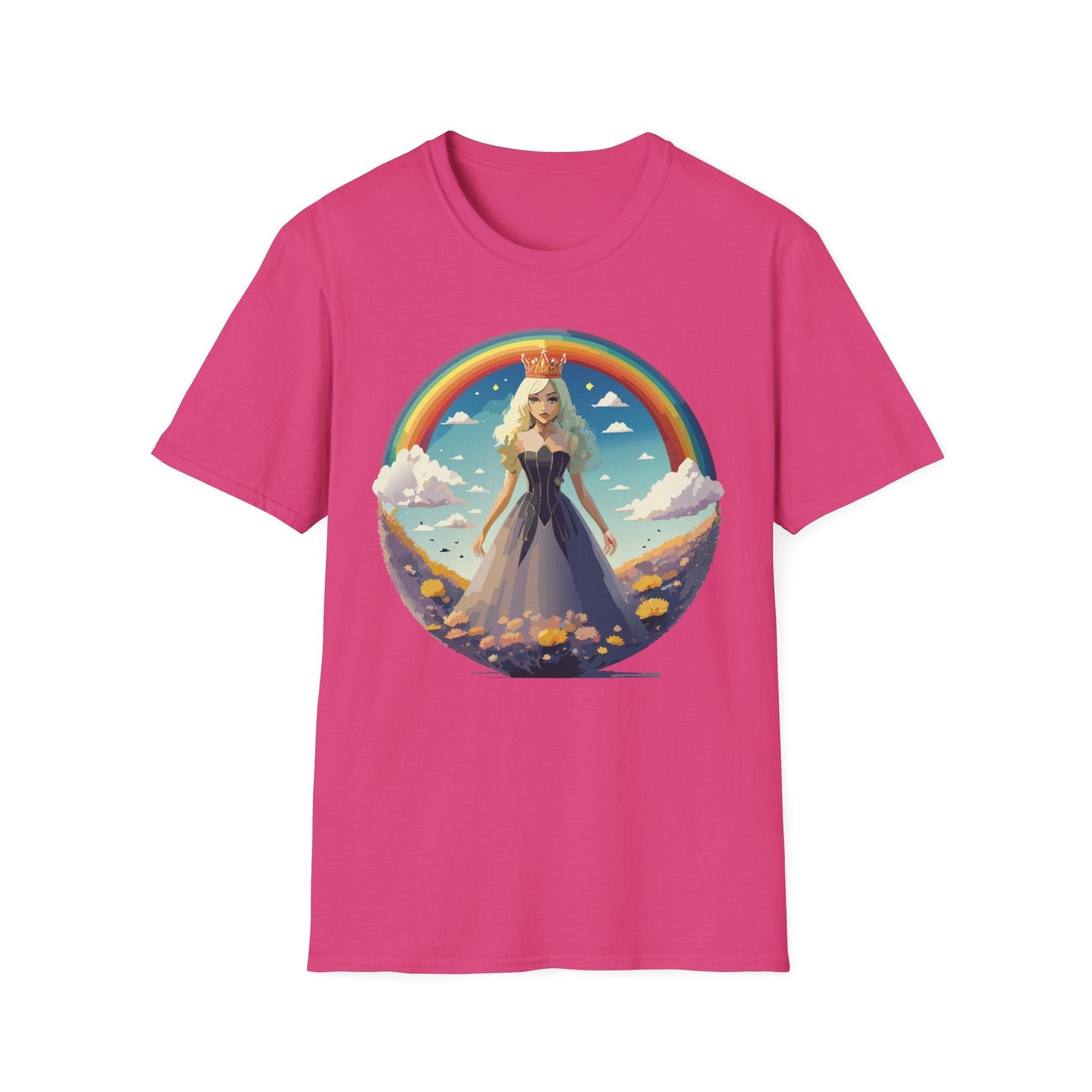 Womens Graphic T Shirt Art Design Tee 100 Percent Cotton Short Sleeve Softstyle Unisex