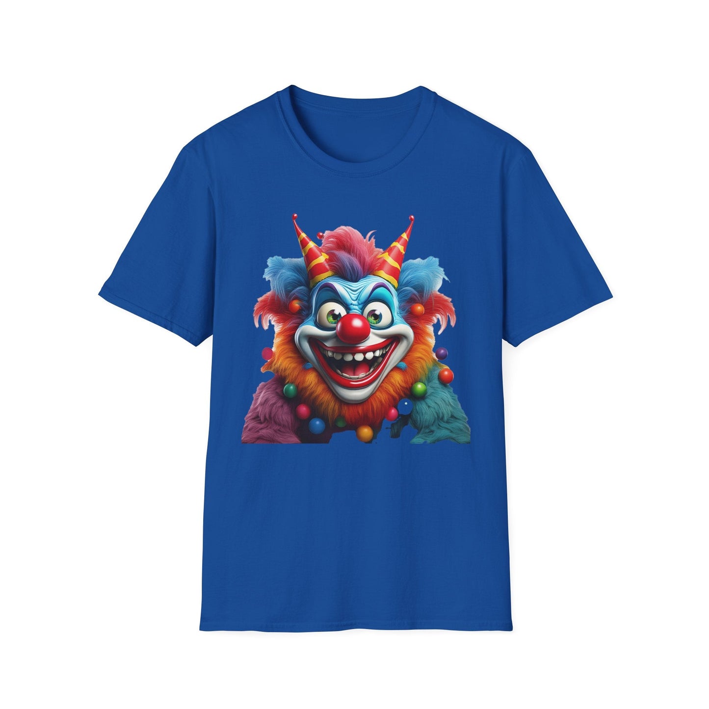 Clown Shirt For Men And Women Funny Circus Tee Scary Man Shirt Unisex Softstyle Tee