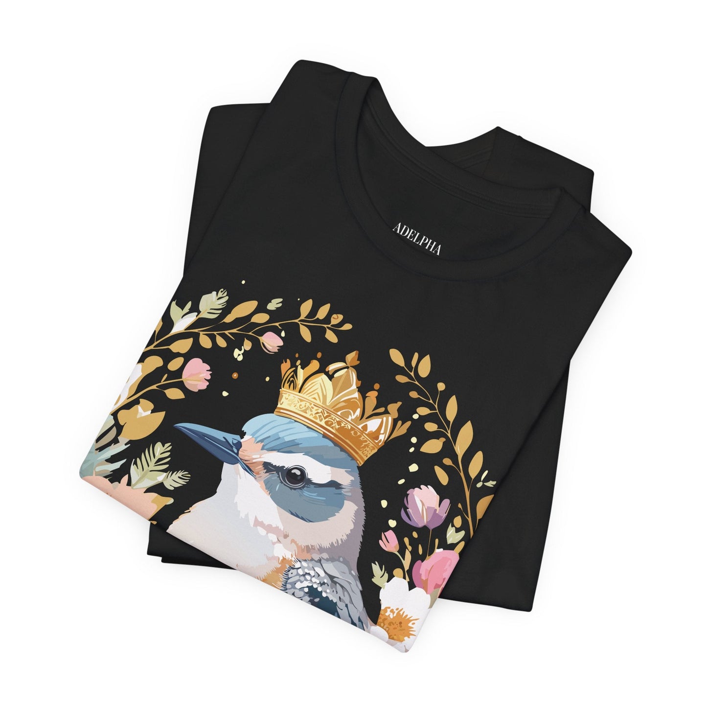 Adelpha Medallion Graphic Tee Unisex Short Sleeve Vintage Inspired Art Design Apparel