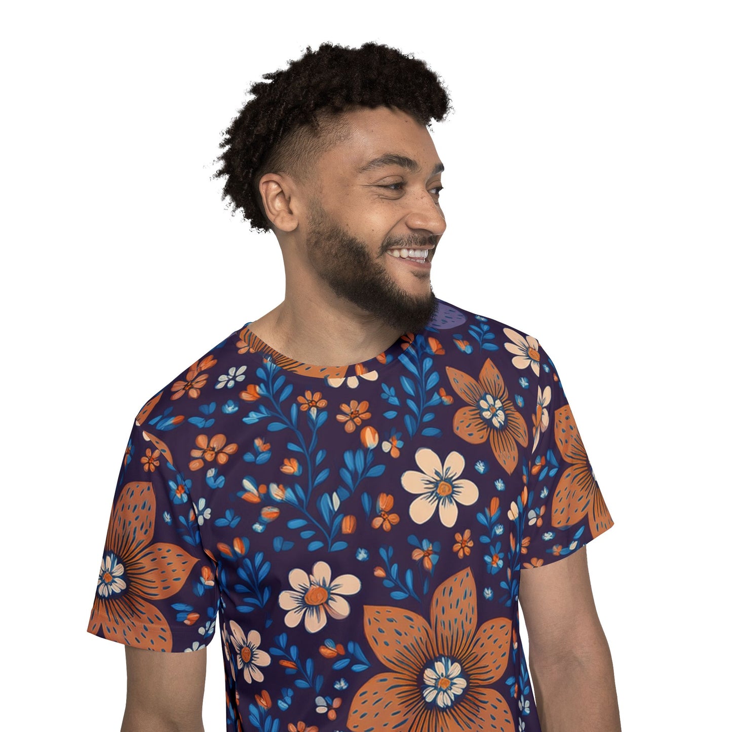 Unisex Floral Shirt, Floral Tee Shirt, Floral T-Shirt, T Shirt with Flowers 6