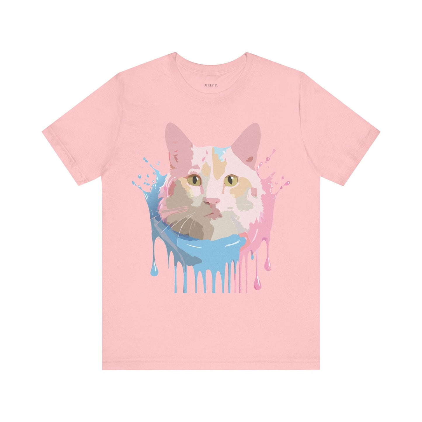 Cat Graphic Tee Unisex Vintage Style Shirt Adelpha Art Design