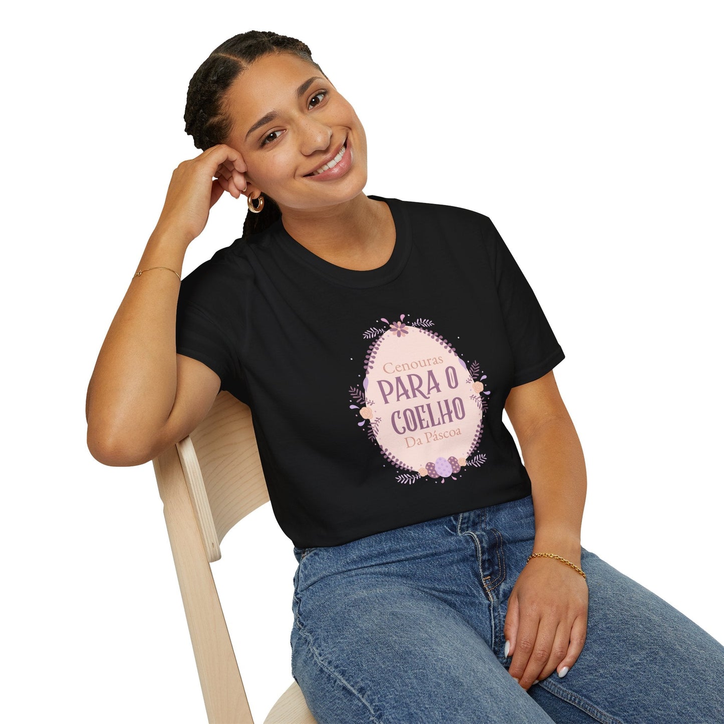 Easter Egg T Shirt Unisex Softstyle Short Sleeve Tee With Easter Signature Prints And Design