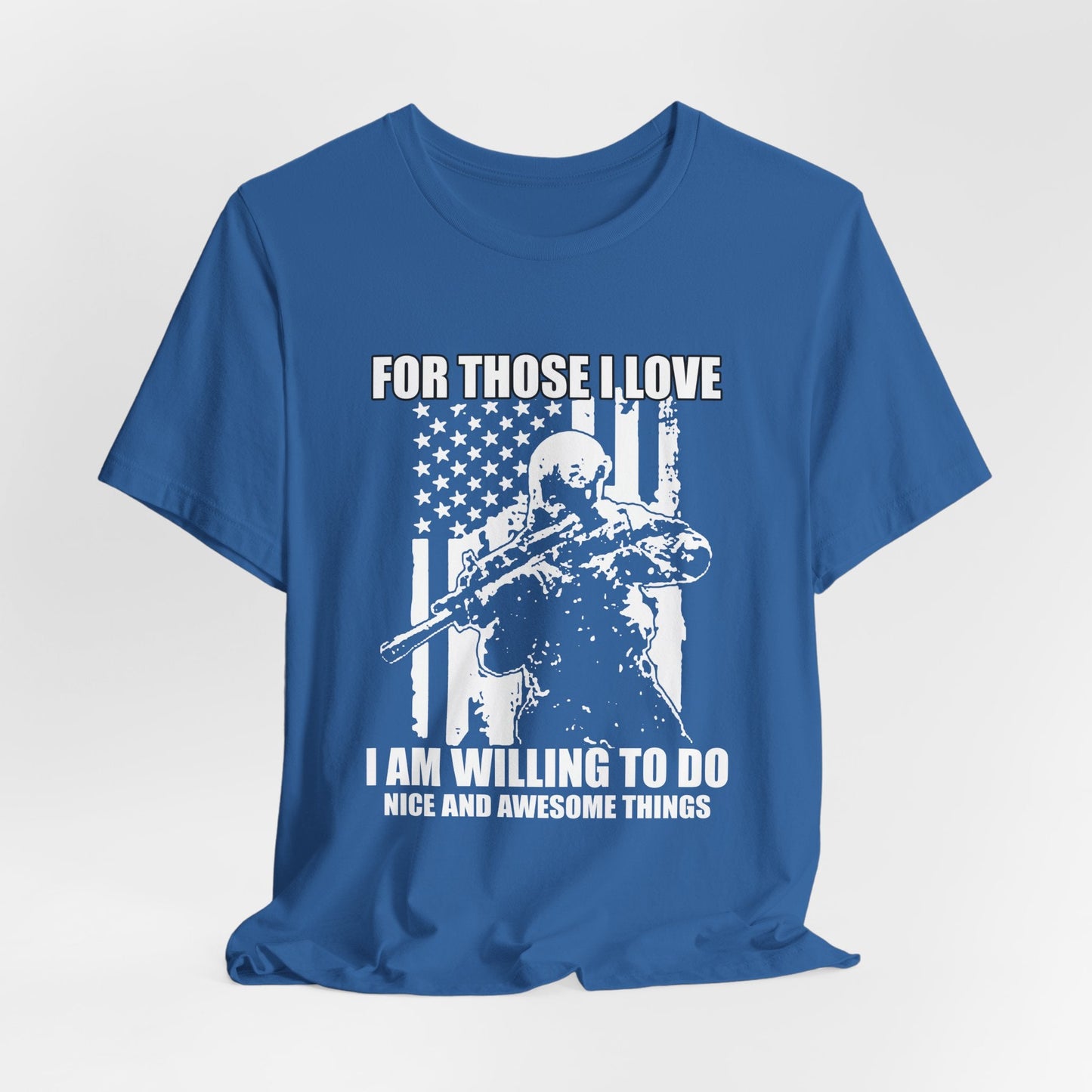 Army Veteran Patriotic Graphic Design Unisex Cotton T-Shirt v50