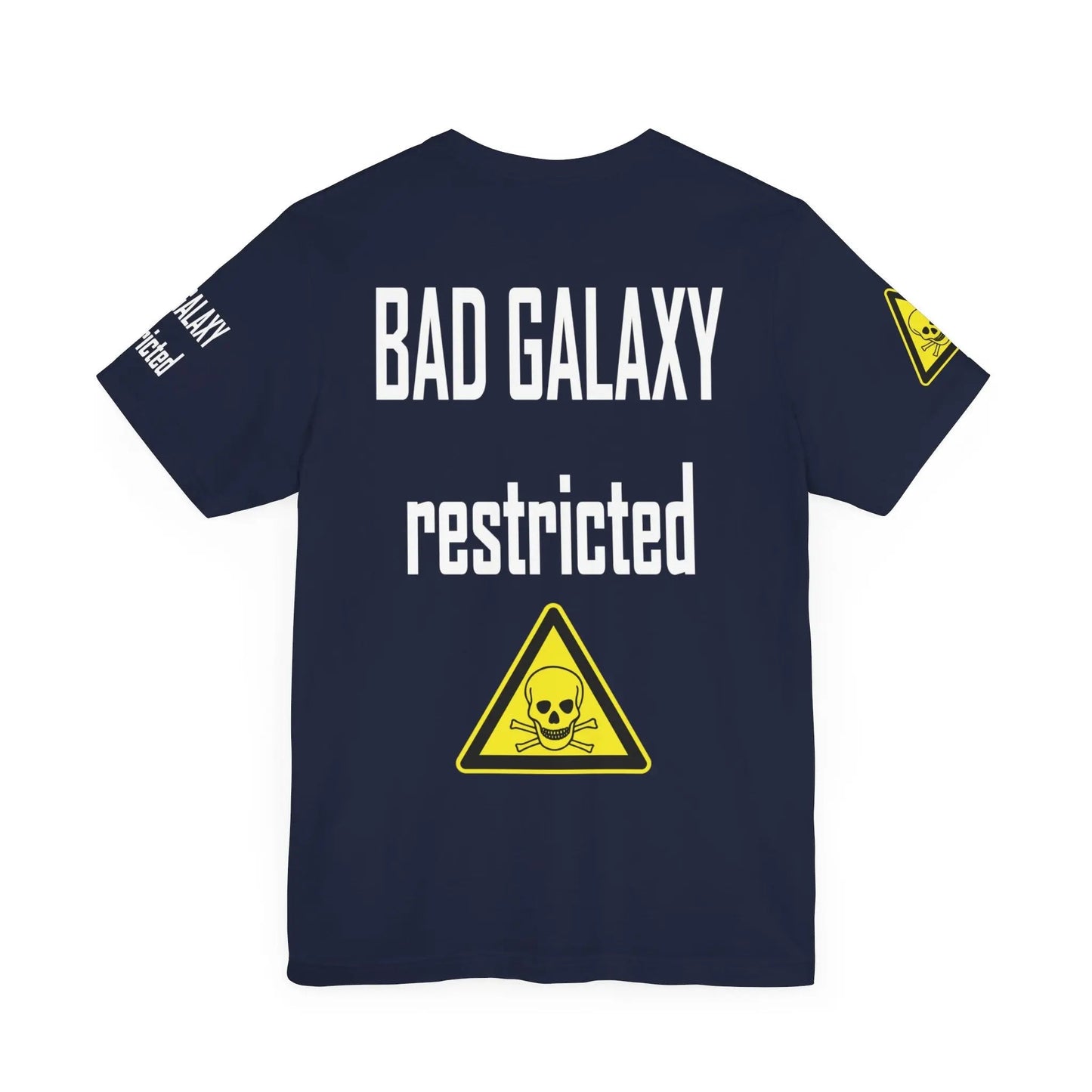 Bad Galaxy Skull T Shirt Made To Order 100 Percent Cotton Eco Friendly Inks USA Designed