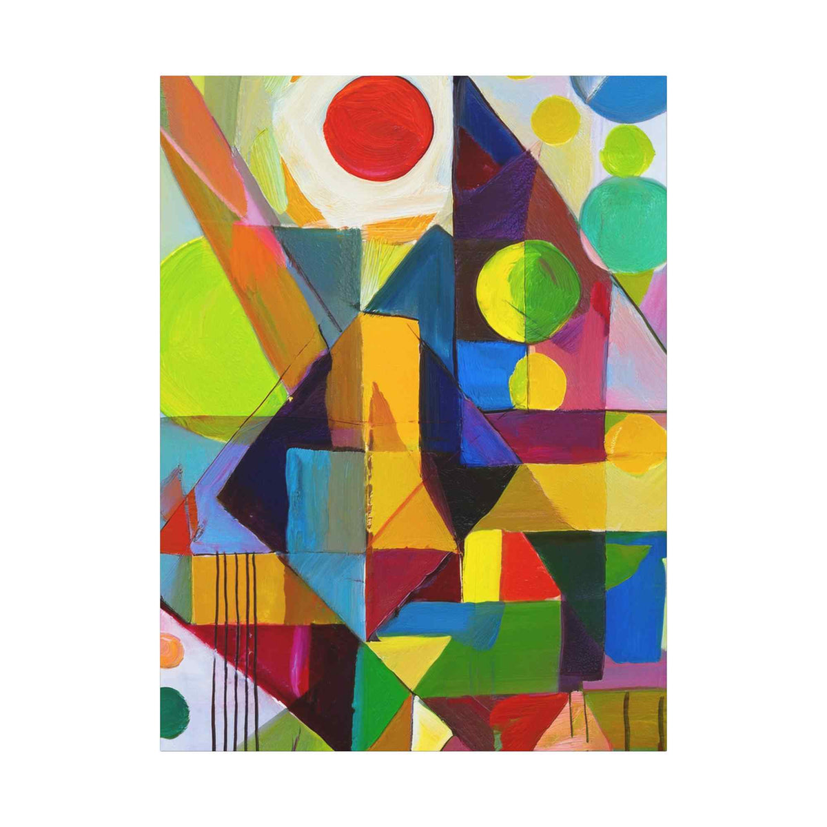 Abstract Painting Print Canvas 20x24,20x30,24x30, 24x32,24x36,30x40, 32x48,36x48,40x60 Pine-Wood Inner Frame ABS-6