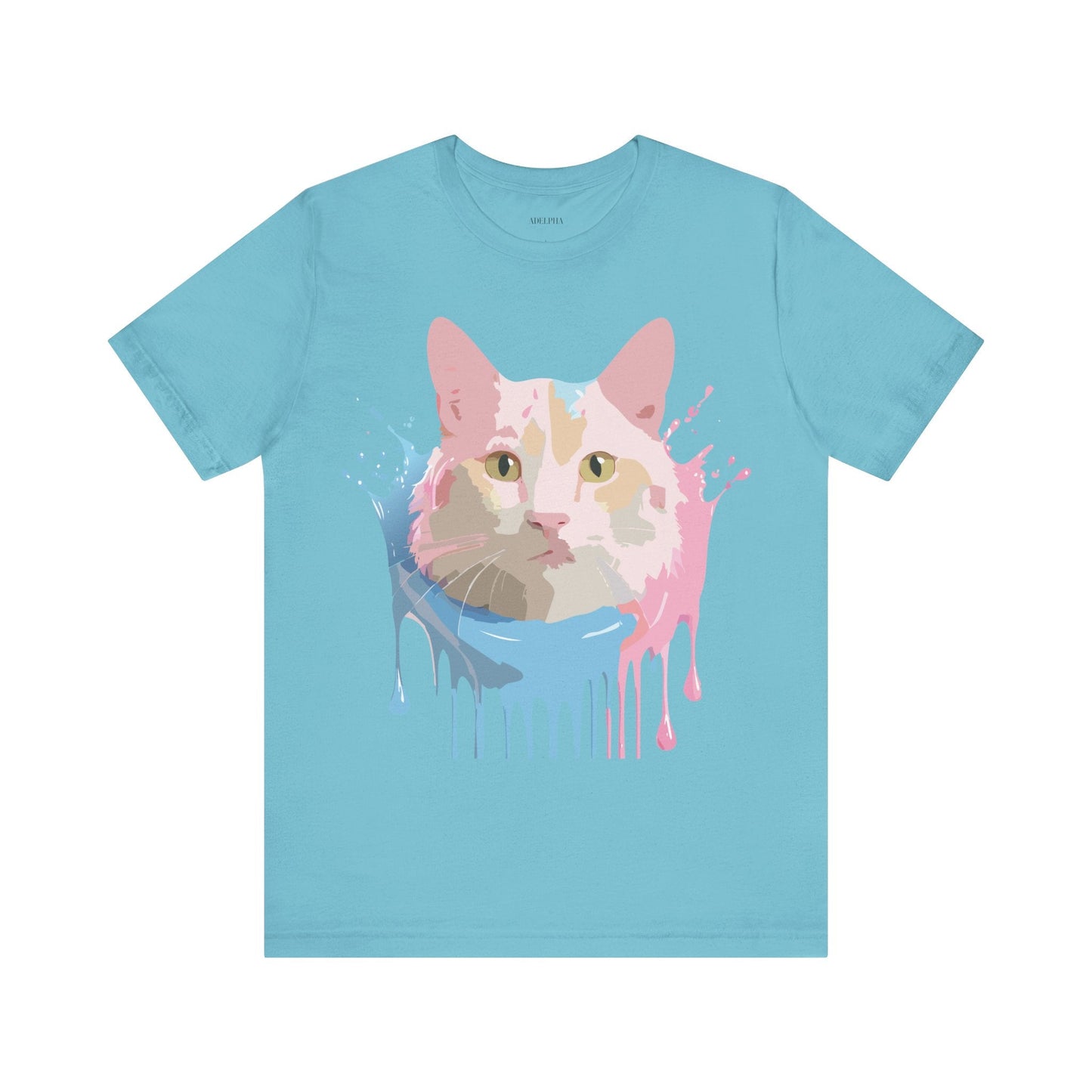 Cat Graphic Tee Unisex Vintage Style Shirt Adelpha Art Design