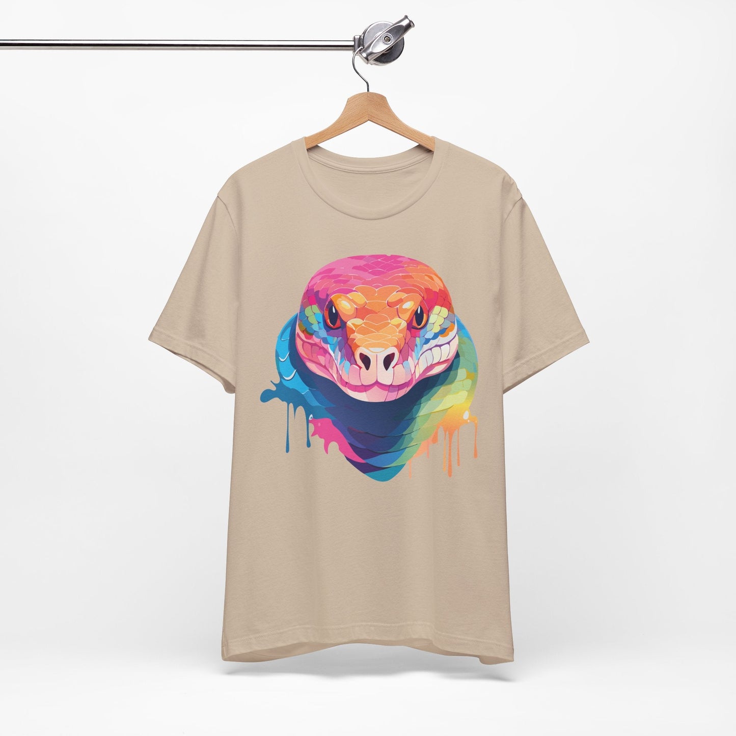 Unisex Animal Shirt With Art Design Wild Animals Graphic Print Casual Short Sleeve Tee