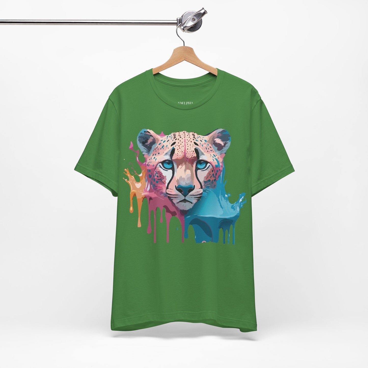 Cheetah Graphic Unisex 100 Cotton Artwork Tee 12