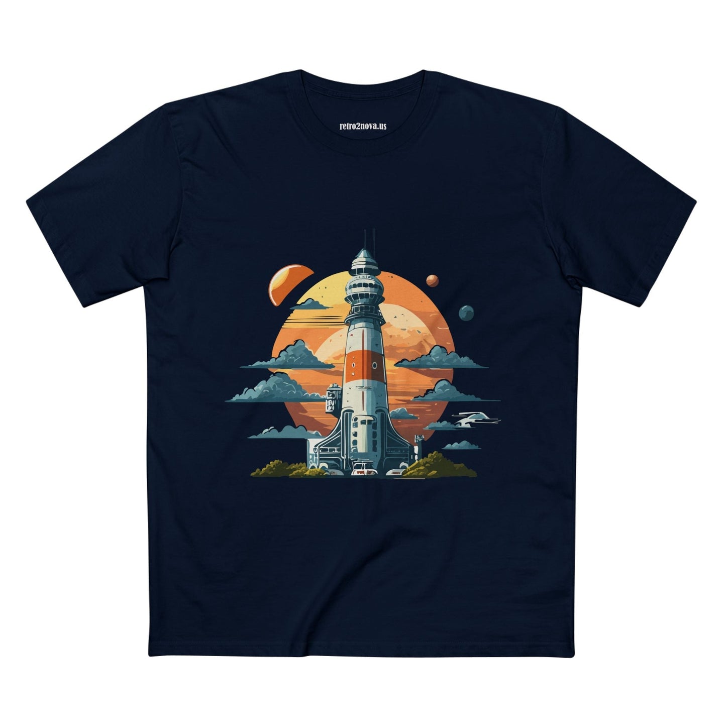 Cosmos Shirt CS3 Unisex Premium Cotton Tee With Original Art Design By Retro2Nova