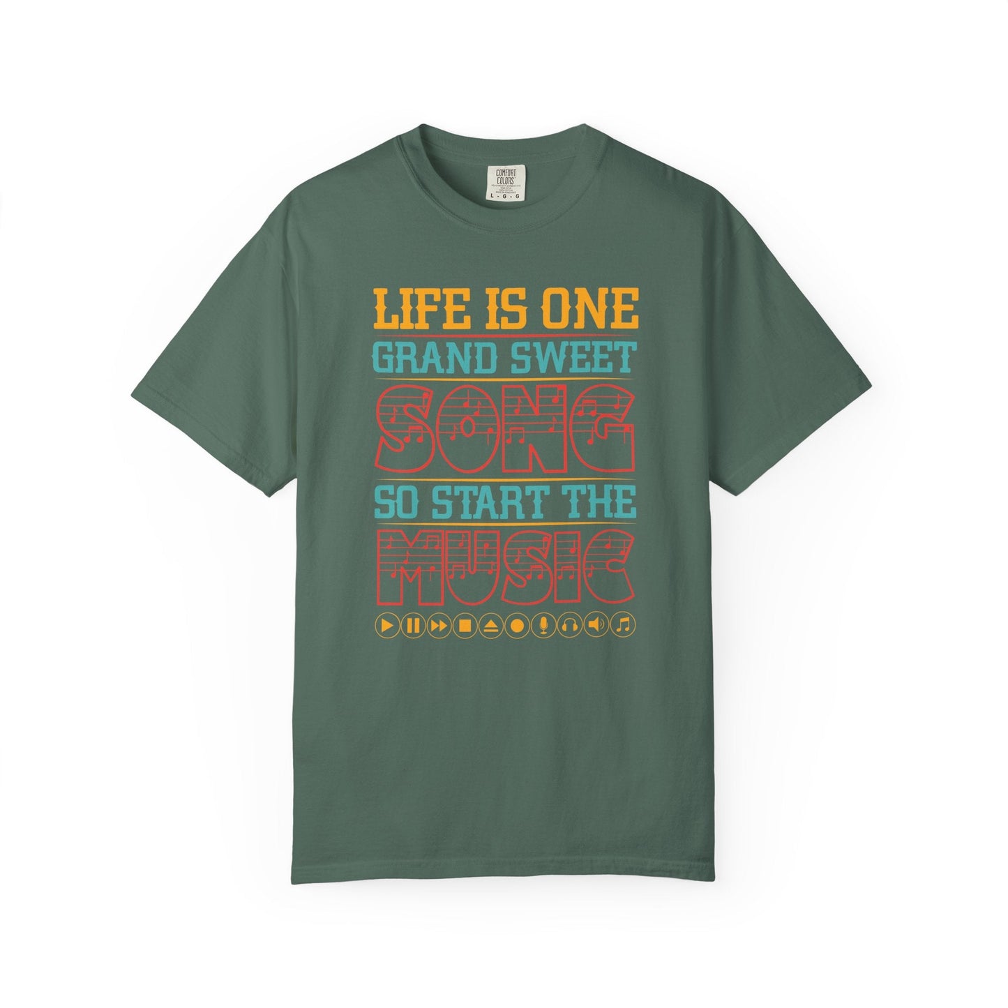 Music Graphic Design Unisex Cotton T-shirt 023