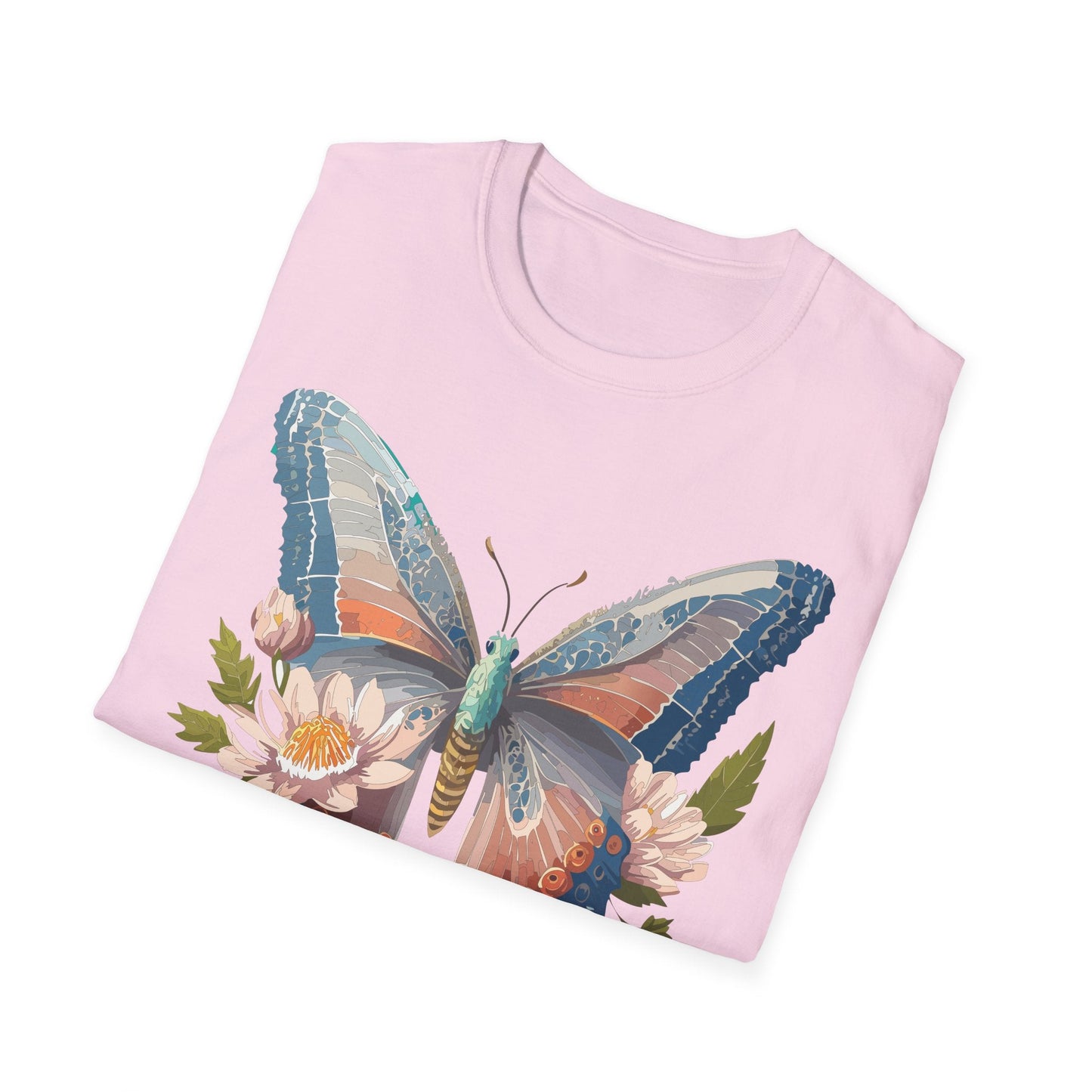 Butterfly Shirt Unisex T Shirt Monarch Design Softstyle 64000 Ring Spun Cotton Tee