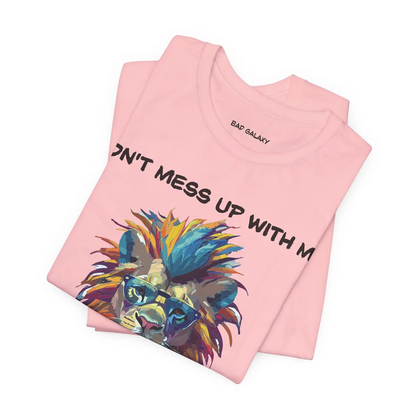 Bad Galaxy Animal T Shirt 100 Percent Cotton Eco Friendly Ink USA Printed Durable Stitching