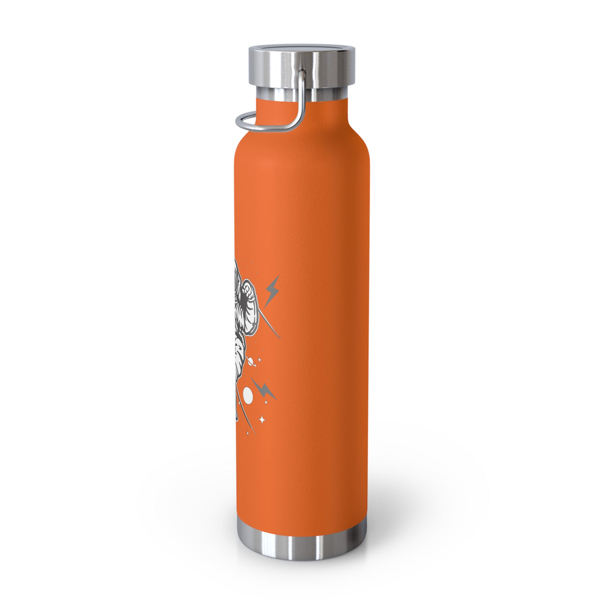 22oz Copper Insulated Water Bottle with Cartoon Design - CV52