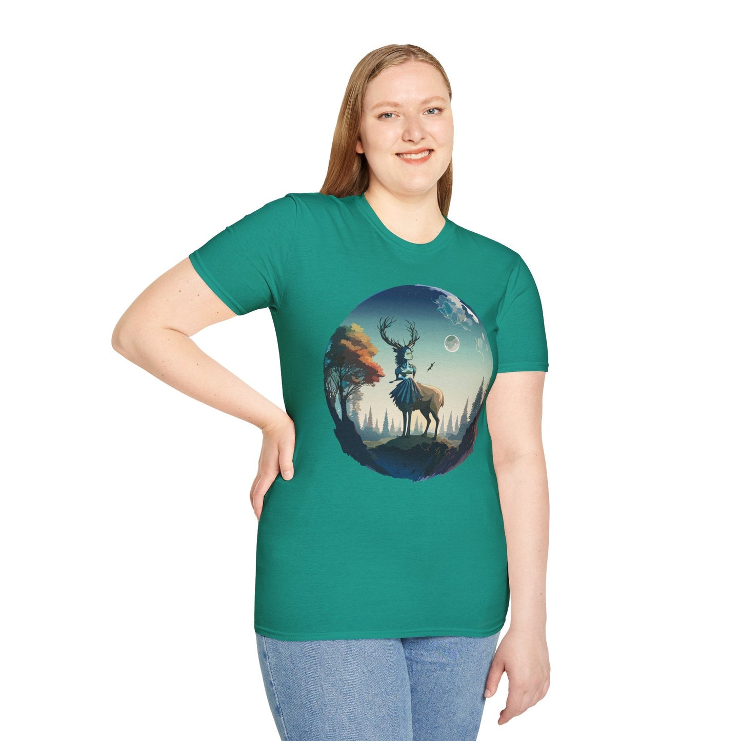 Womens Graphic T Shirts Art Design Tee Gildan Softstyle 64000 100 Percent Ring Spun Cotton Unisex