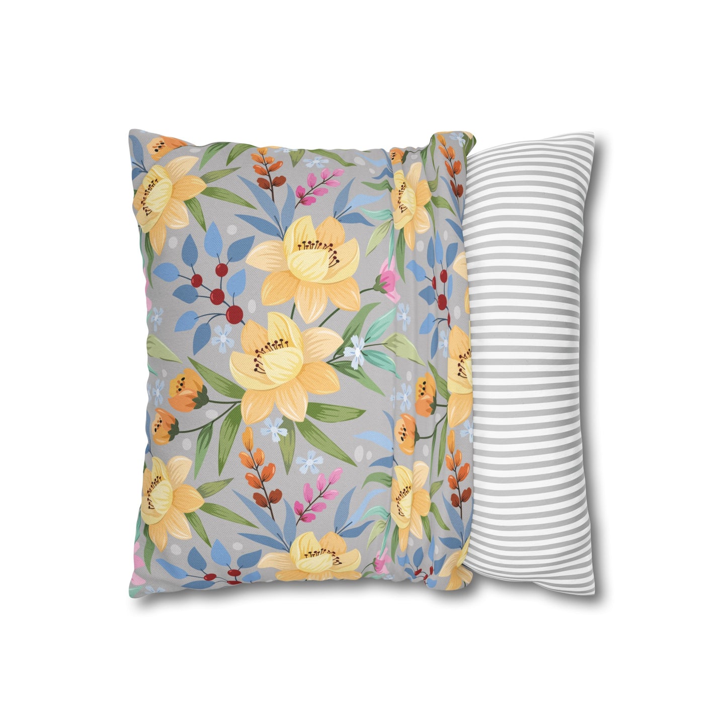 Floral Poly Pillowcase