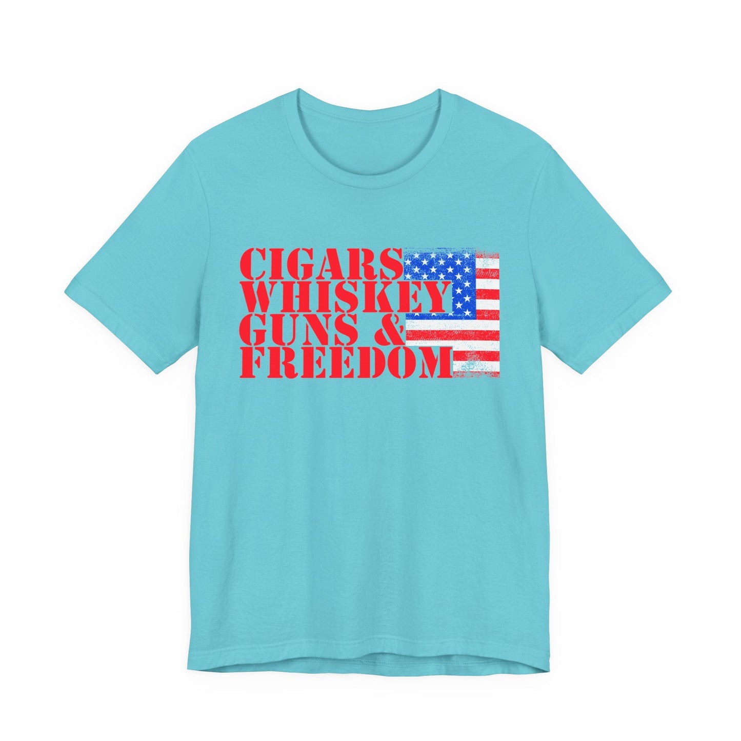 American Flag Graphic Unisex Cotton T-Shirt a2