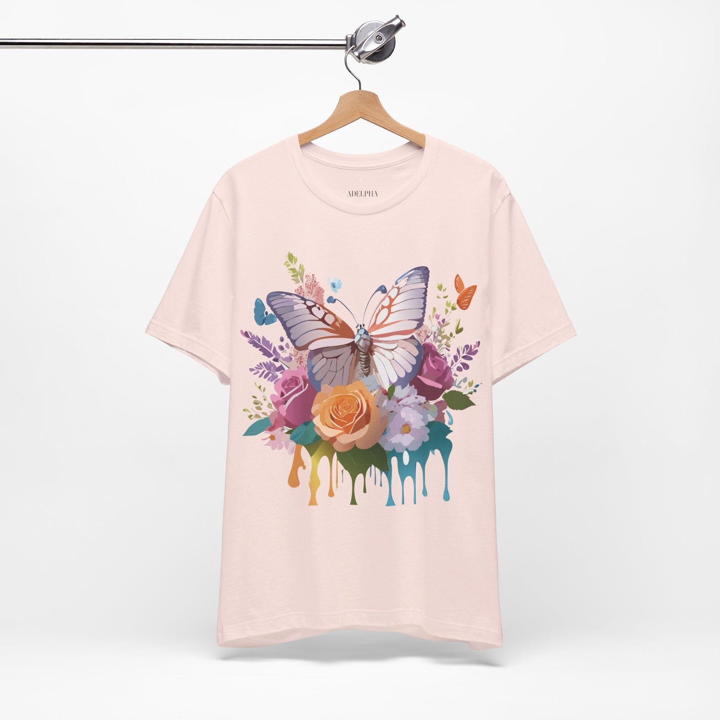 Butterfly Graphic Tee Unisex Jersey Short Sleeve By Adelpha Art Design